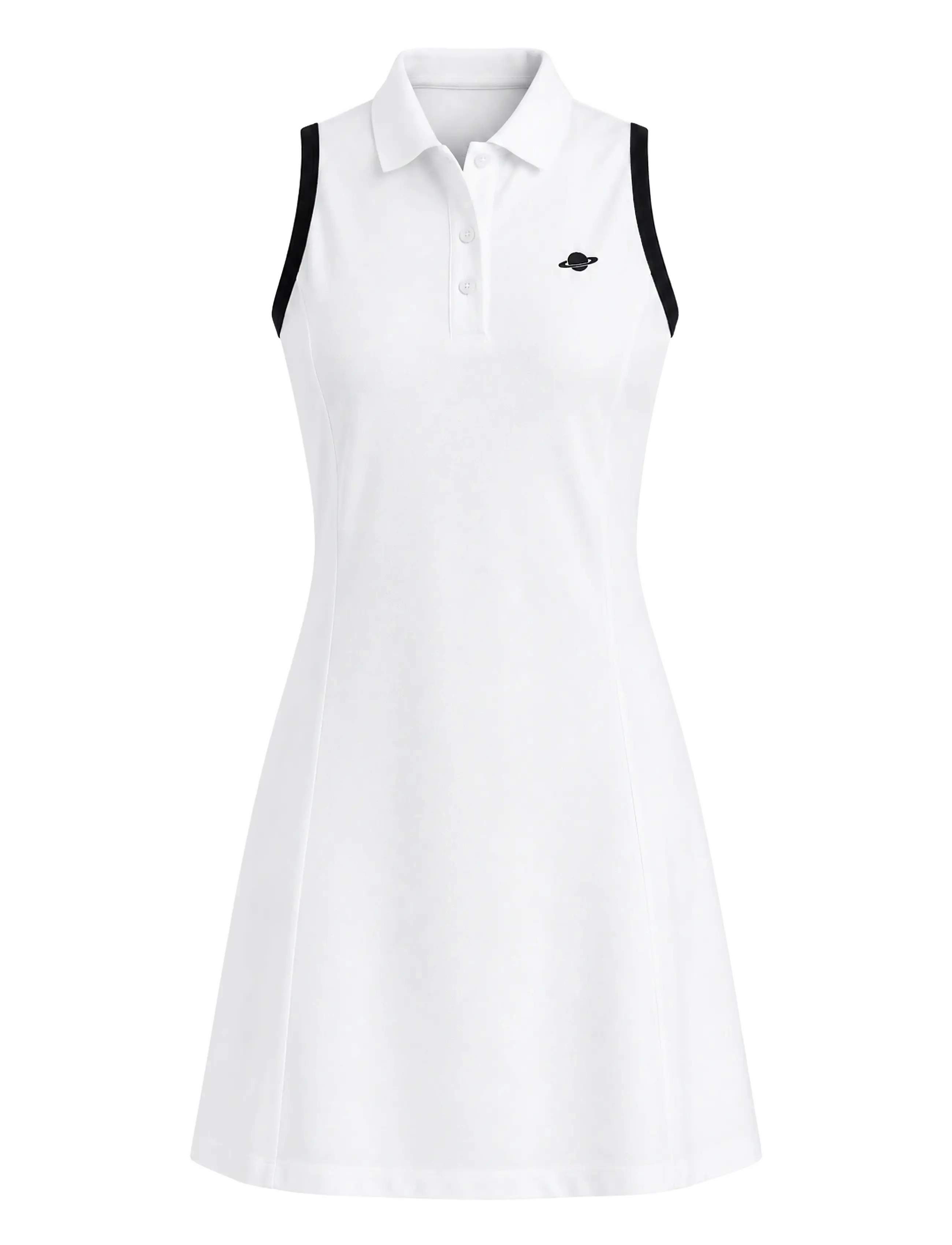 PLANET NUSA Piquet1 Kleid Weiß - S - Damen