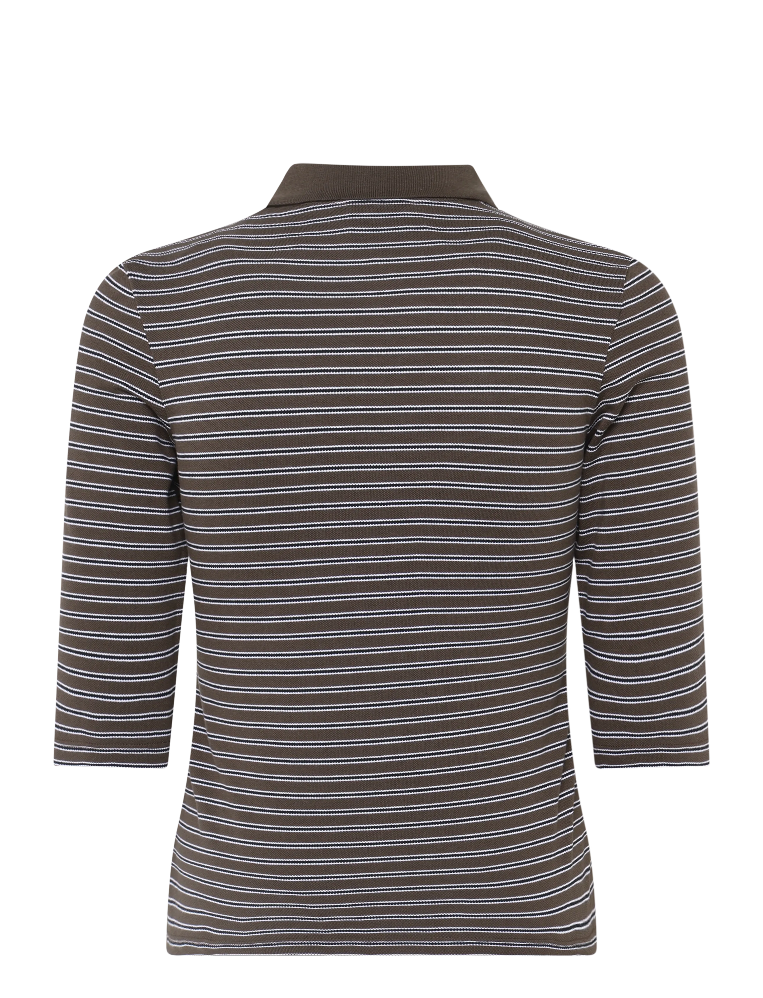 Planet Nusa - Piquet1 Polo - poloer - chocolate brown stripes - 2