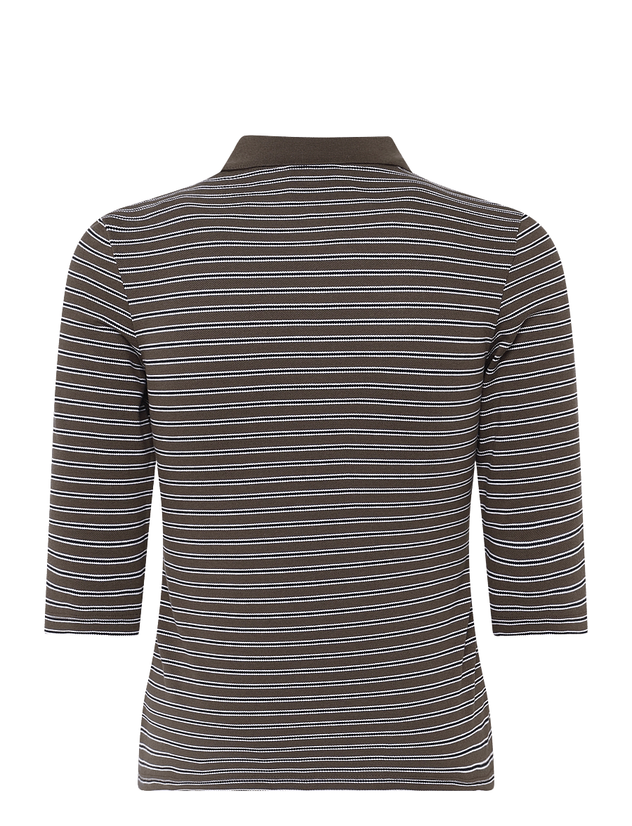 Planet Nusa - Piquet1 Polo - oberteile & t-shirts - chocolate brown stripes - 2