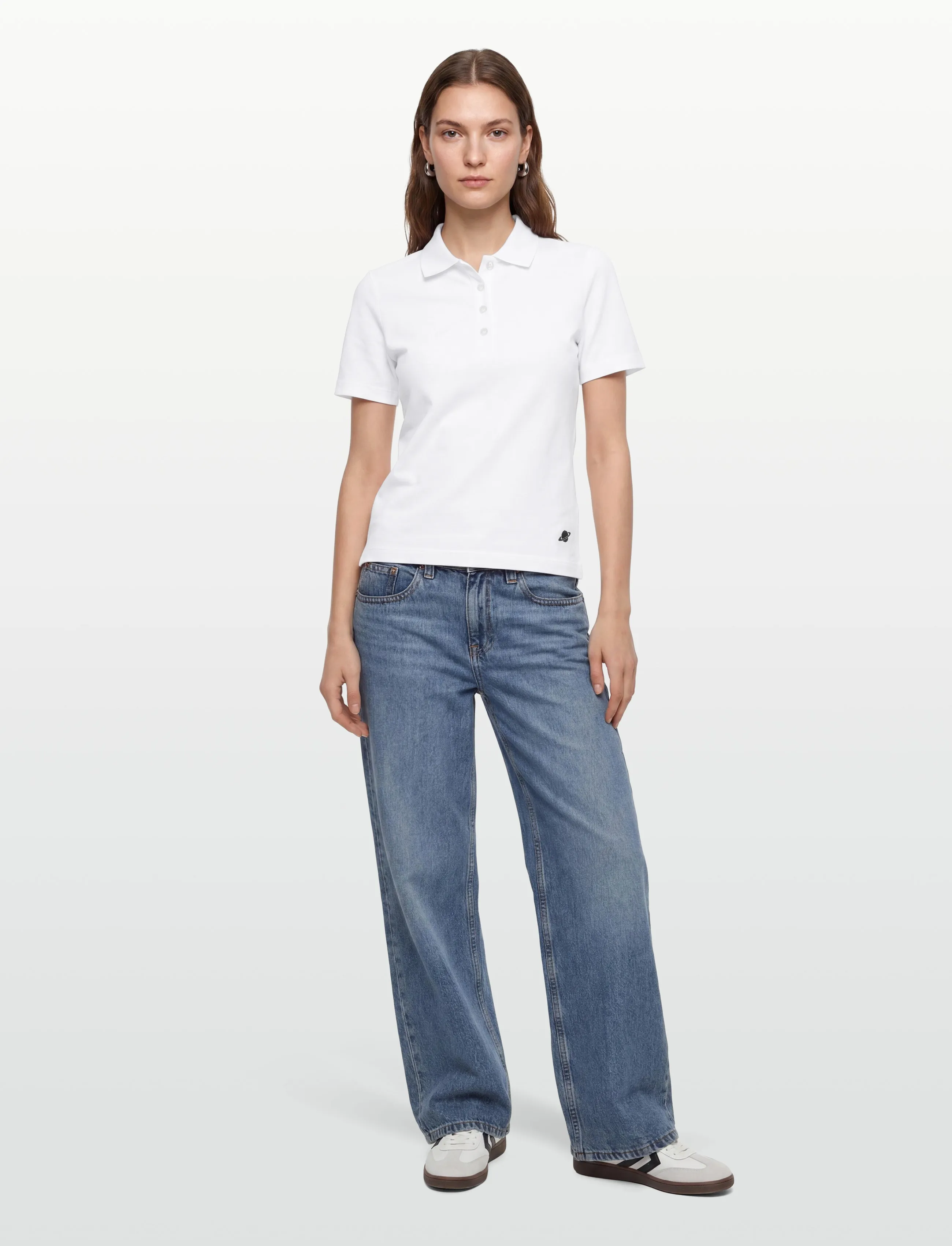 Planet Nusa Piquet1 Short Sleeve, L, Sports Oberteile & T-shirts, Weiß - Sport Polos, Frauen