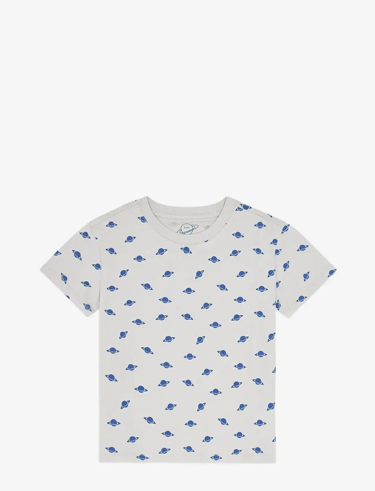 Planet Nusa - Pluto1 Tee - light grey/dazzling blue - 0