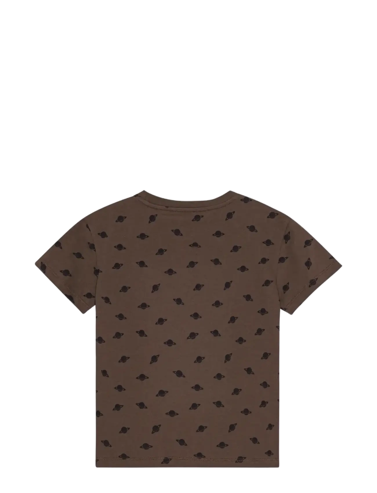 Planet Nusa - Pluto1 Tee - short-sleeved - chocolate brown/black - 1