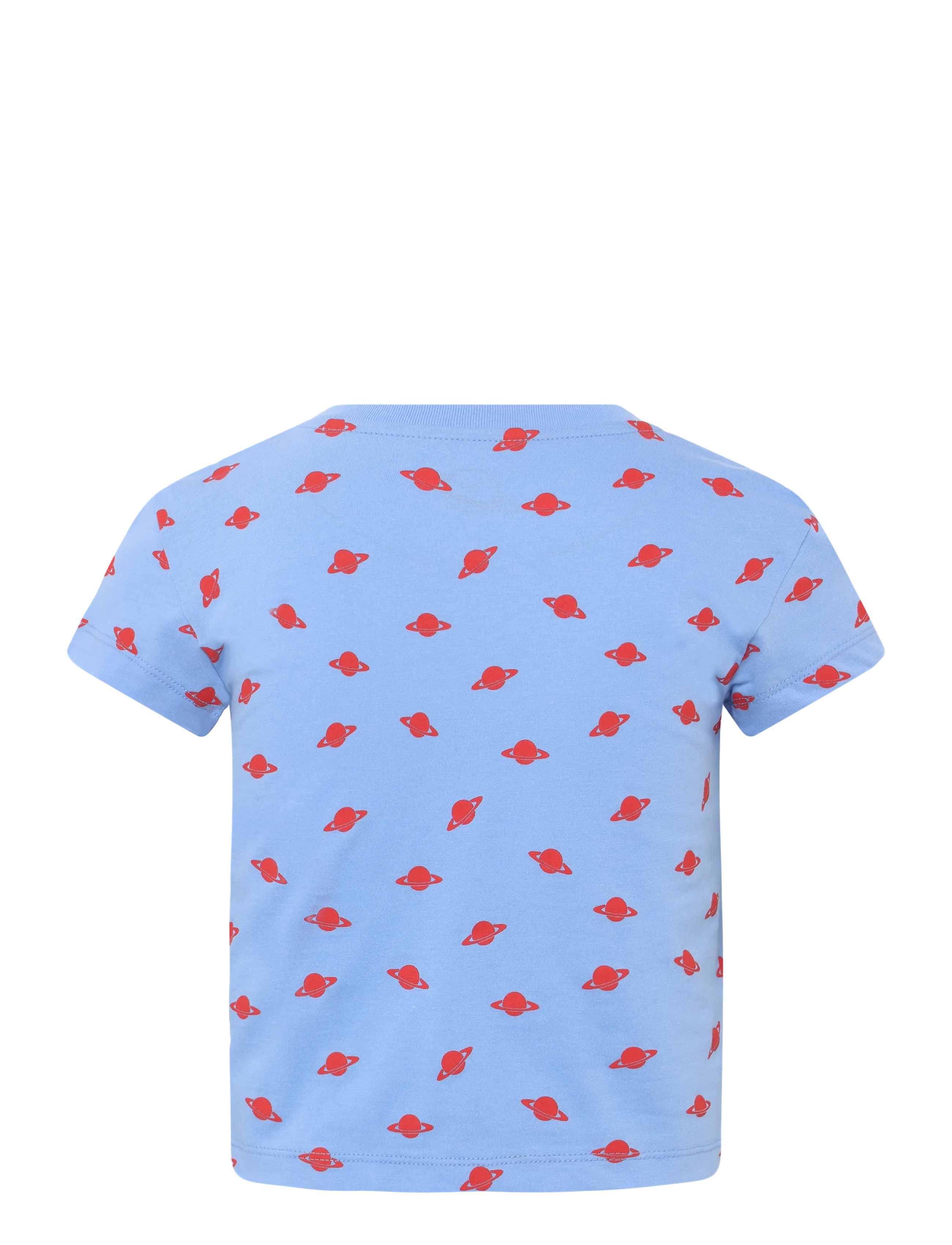 Planet Nusa - Pluto1 Tee - kortærmede - sky blue/red - 1