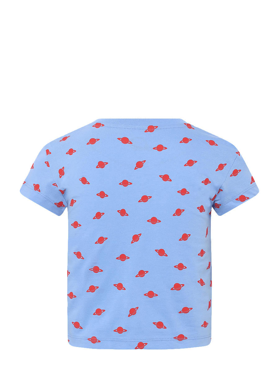 Planet Nusa - Pluto1 Tee - lühikeste varrukatega t-särgid - sky blue/red - 1