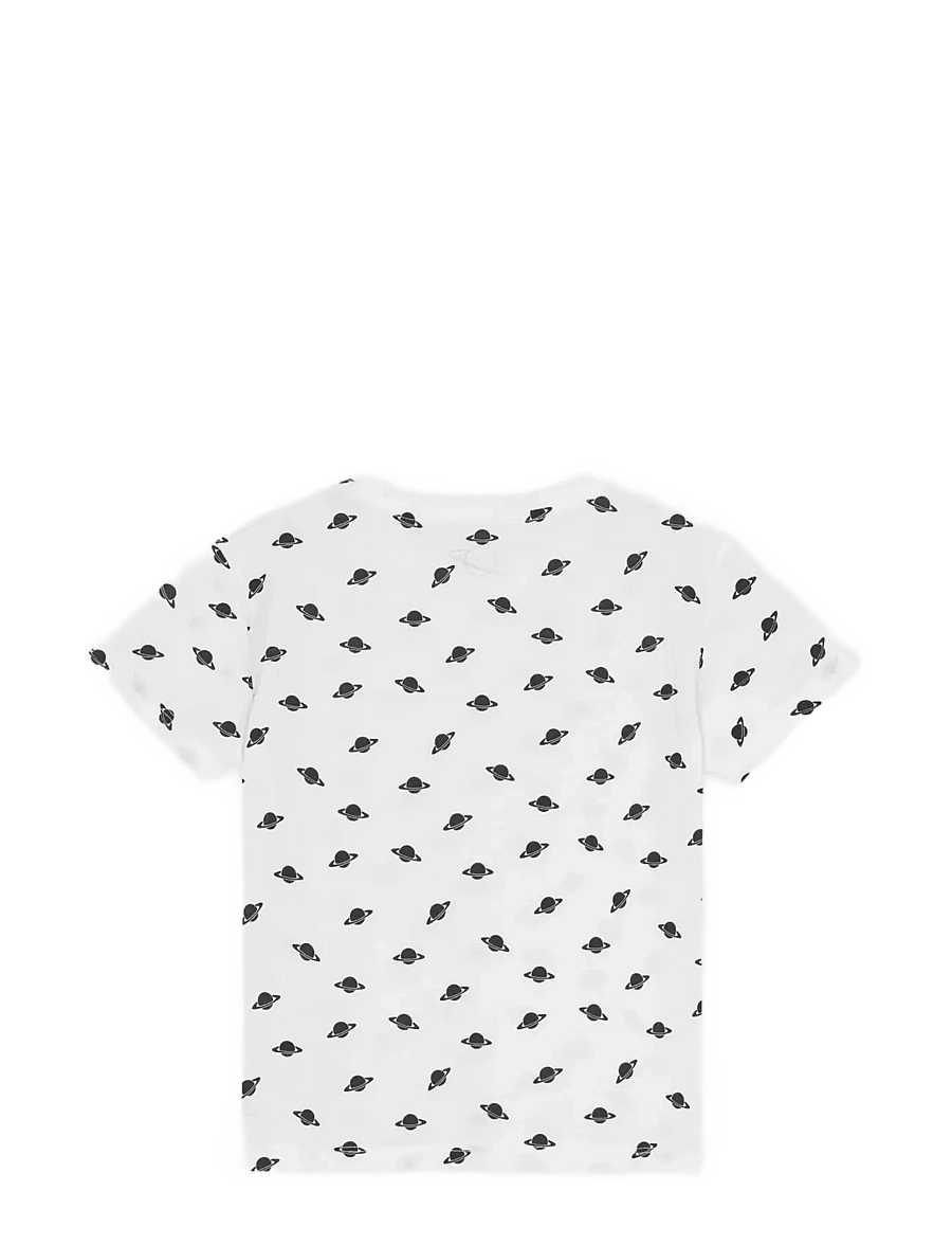 Planet Nusa - Pluto1 Tee - lühikeste varrukatega t-särgid - white/black - 1