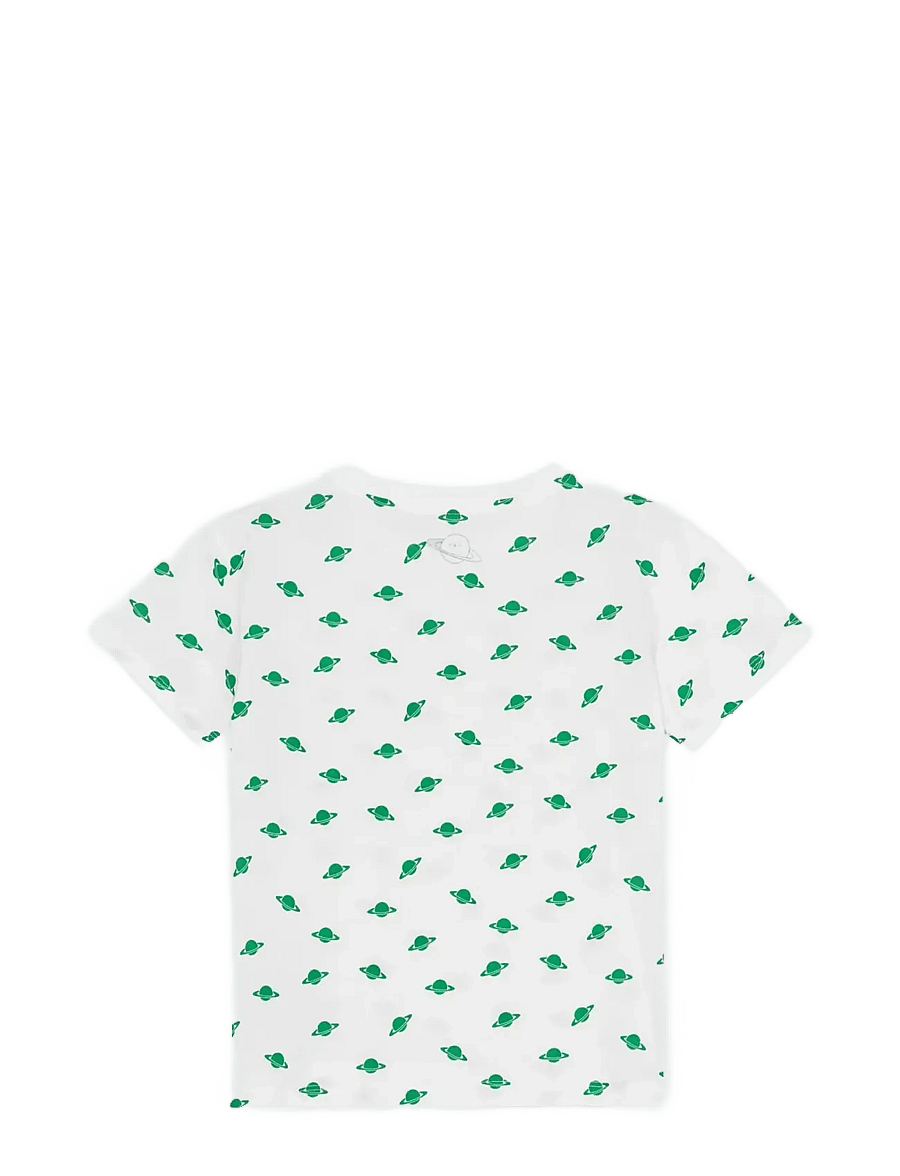 Planet Nusa - Pluto1 Tee - lühikeste varrukatega t-särgid - white/green - 1