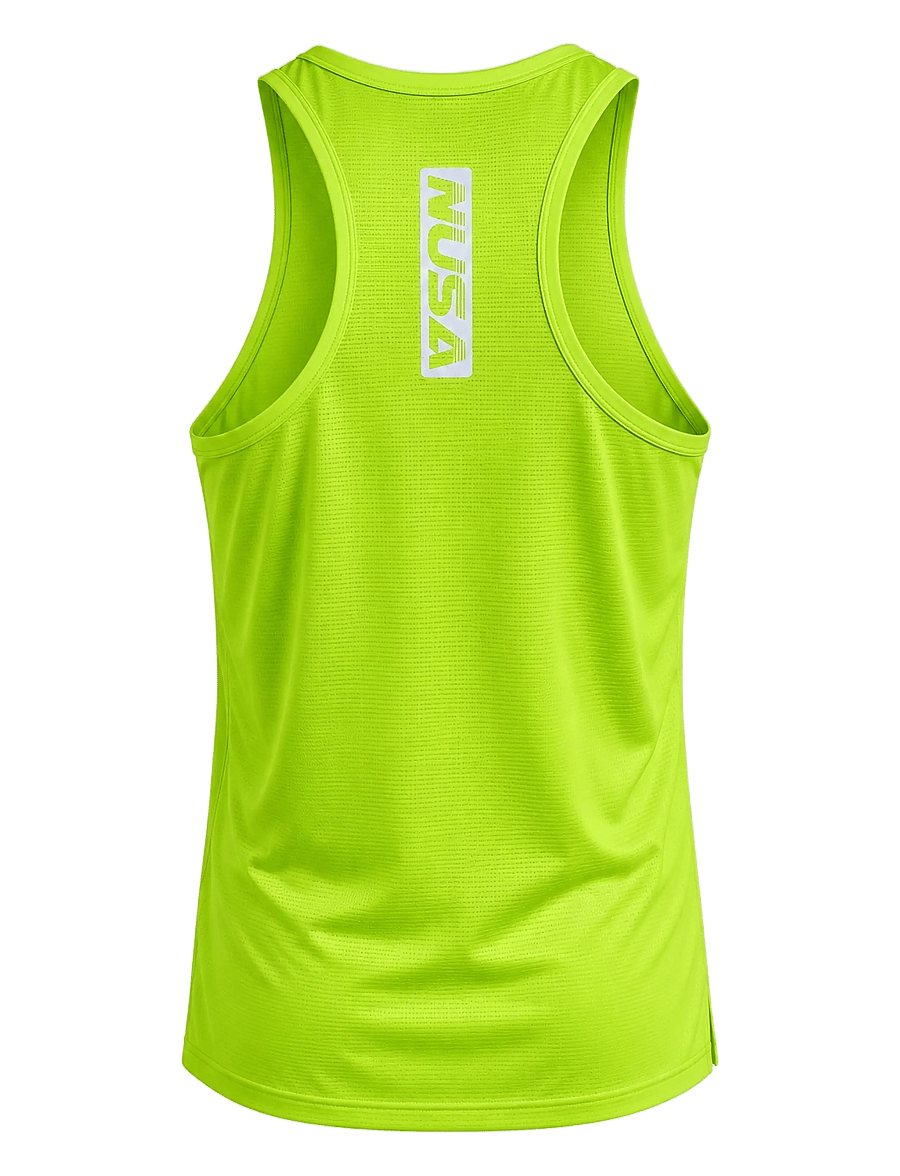Planet Nusa - Race1 Tank Men's - Õlapaeltega pluusid - neon green - 1