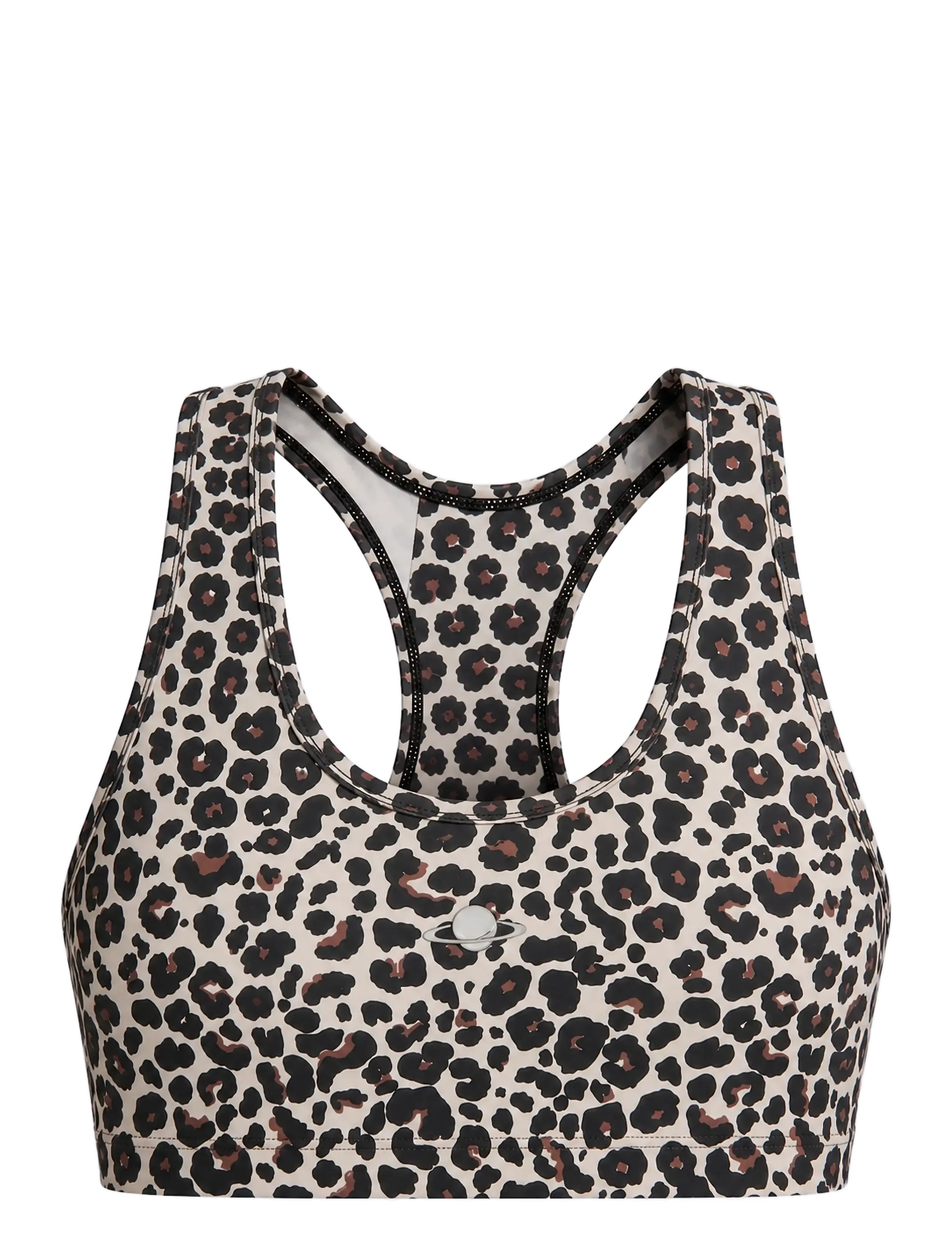 Planet Nusa Racerback1 Fun Sports Bra - BH'er - LEO / brown