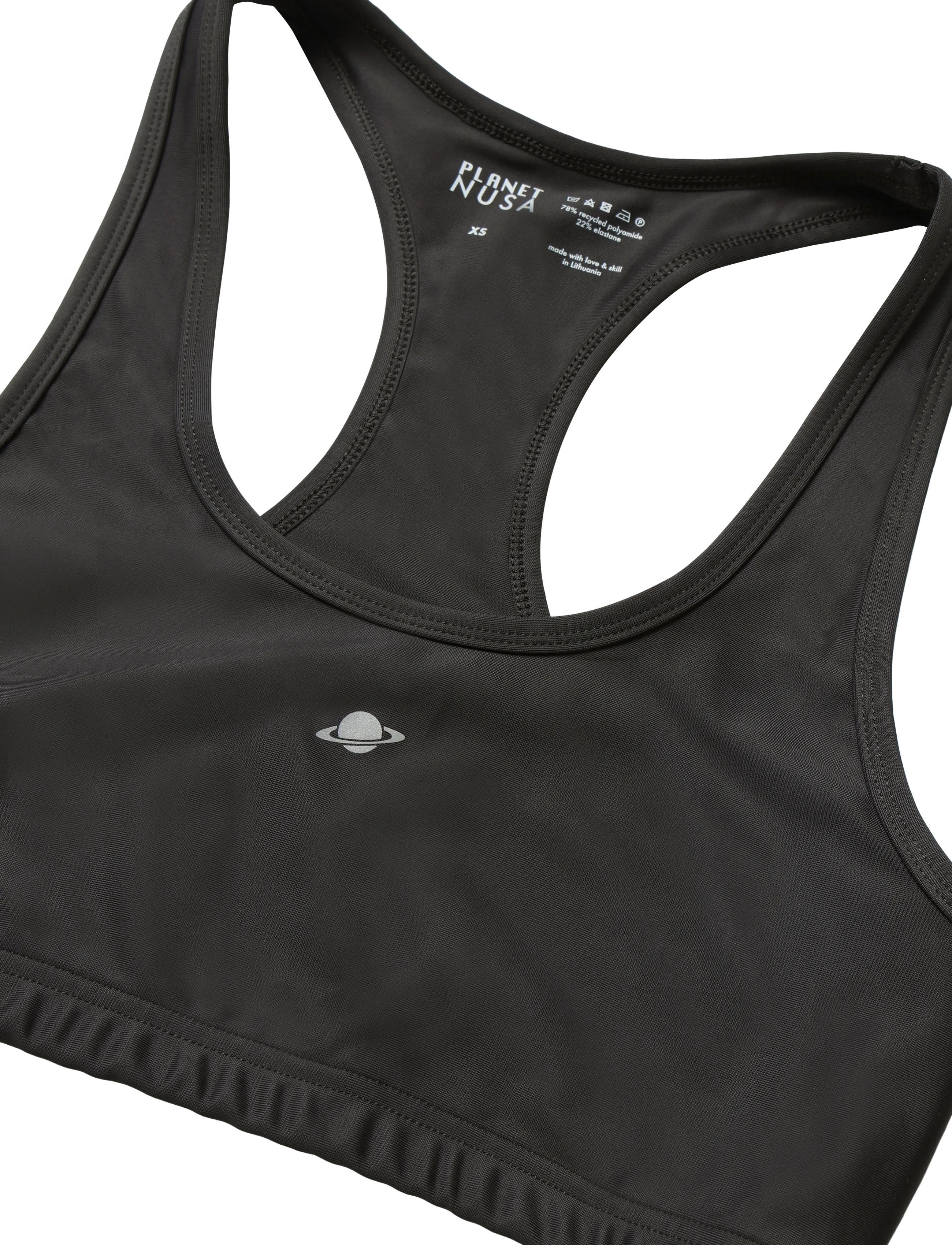 Planet Nusa - Racerback1 Power Sports Bra - sports bh'er - dark grey - 2