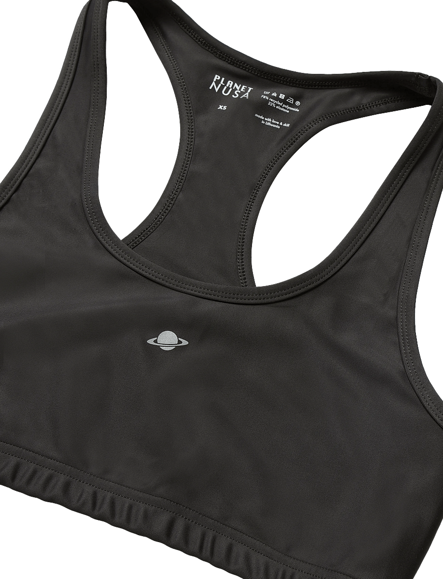 Planet Nusa - Racerback1 Power Sports Bra - sport bh:ar - dark grey - 2