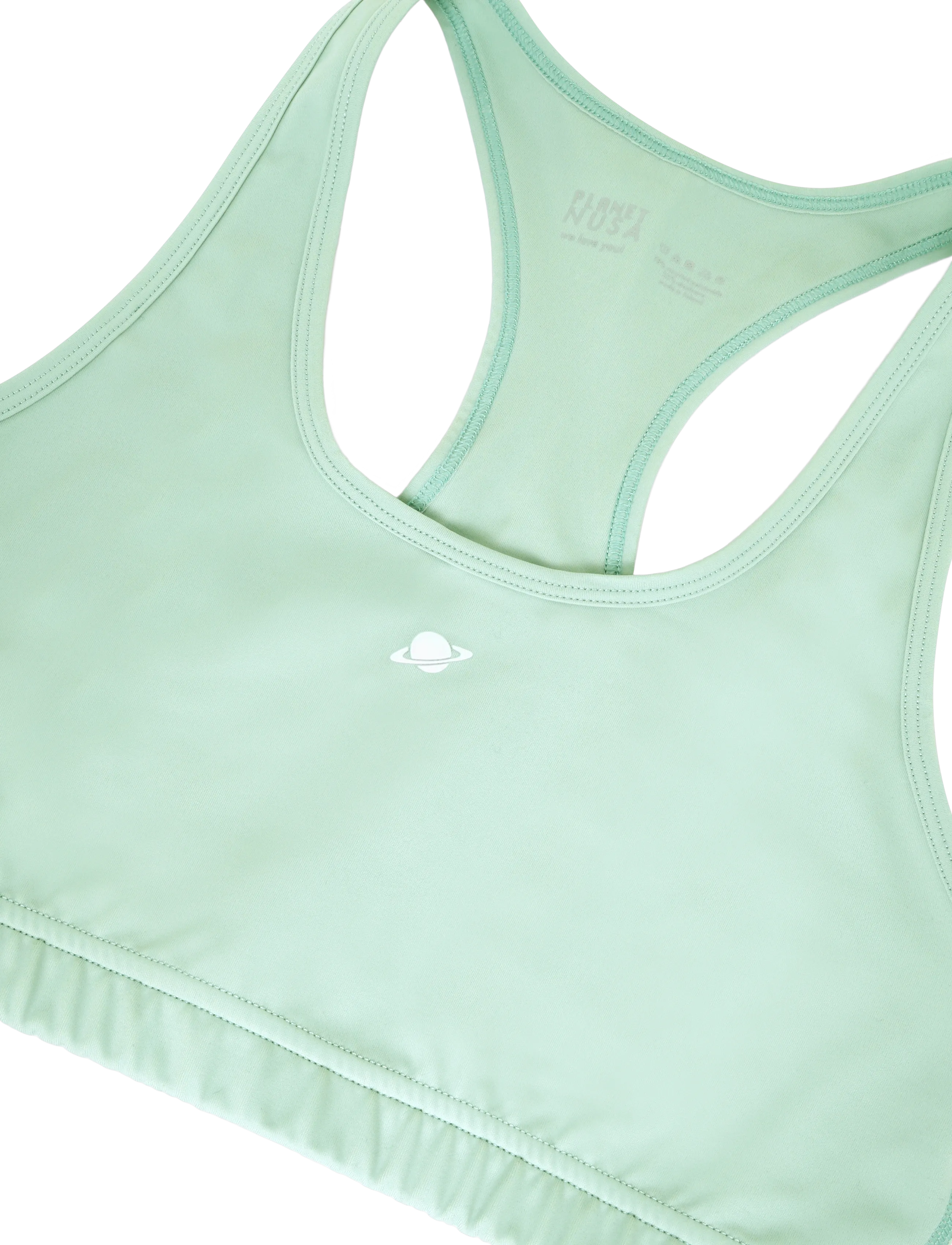 Planet Nusa - Racerback1 Shape Sports Bra - sports bh'er - minty green - 2