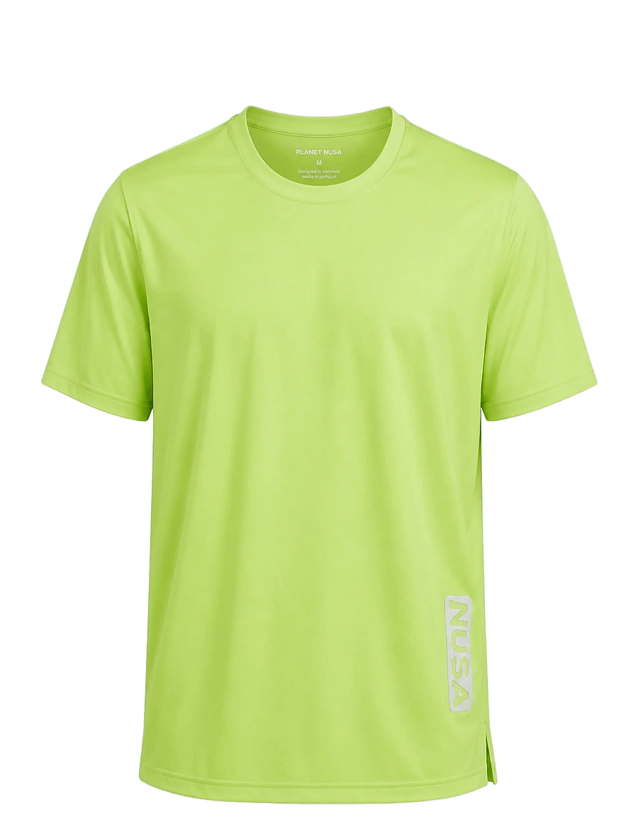 Planet Nusa - Racket1 Tee Men's - topper & t-skjorter - neon green - 0
