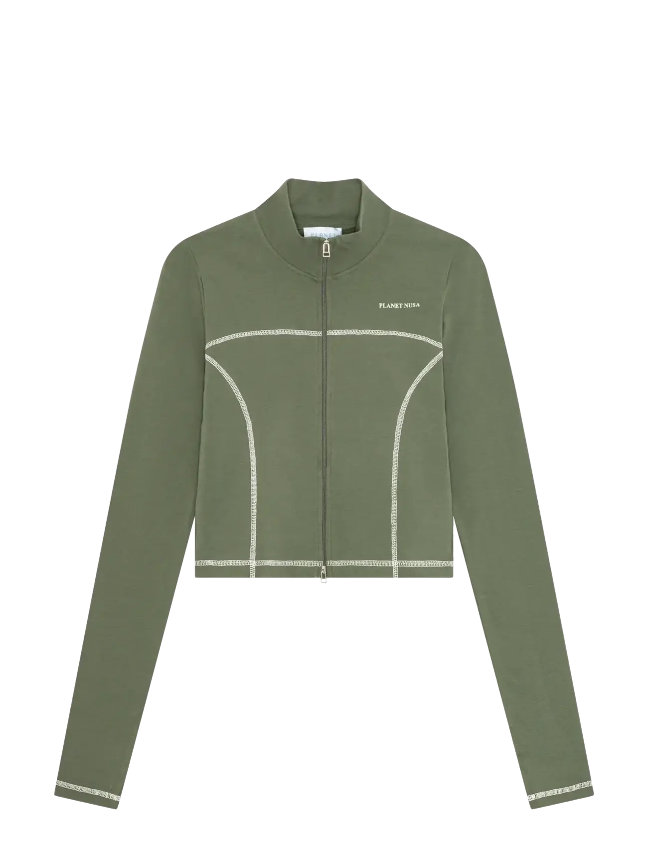 Planet Nusa Retreat1 Zip Soft, S, Sport Jackets, Khakigrün - Training Frauen