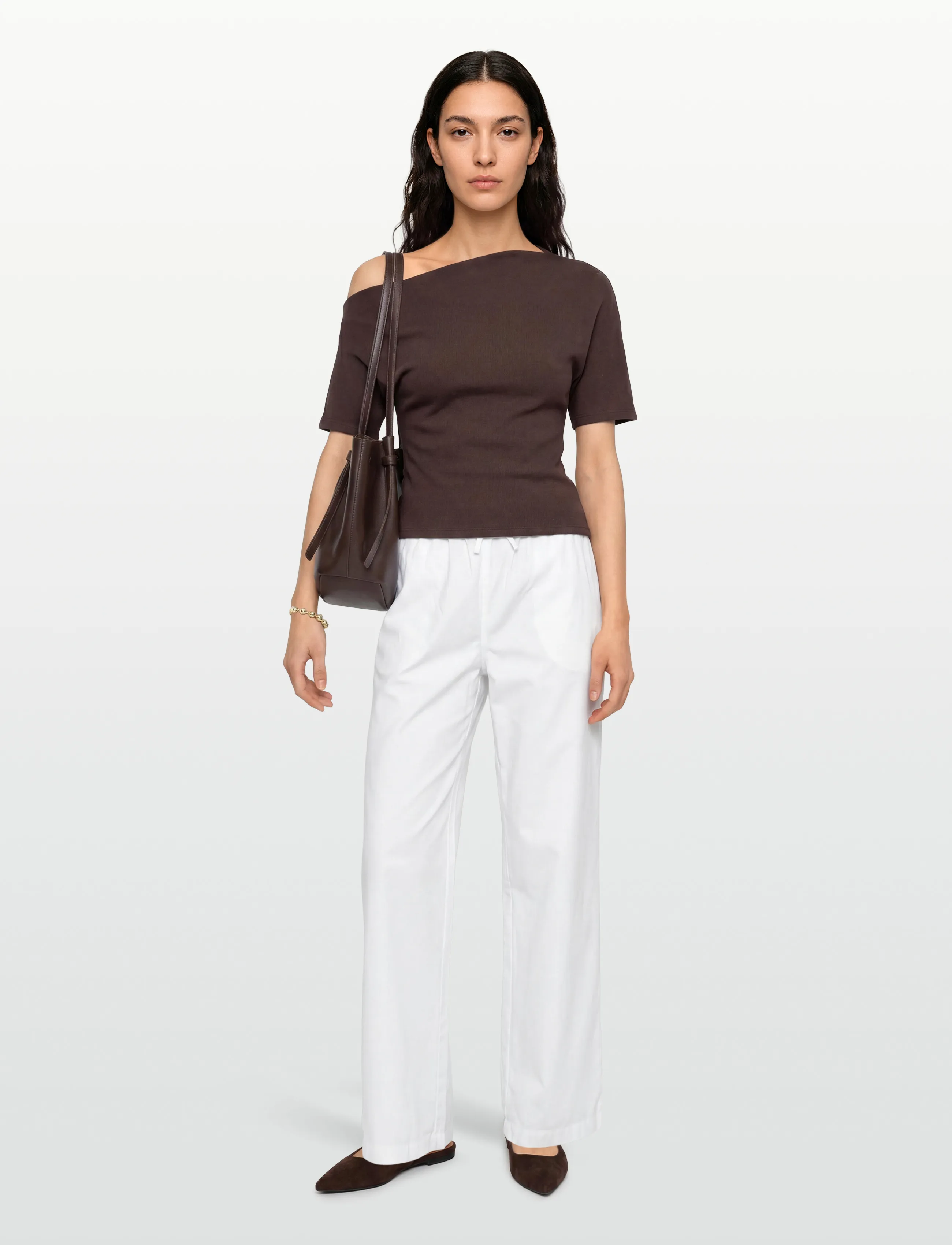 Planet Nusa River1 Pants, S, Sport Weiß - Casual Trousers, Frauen