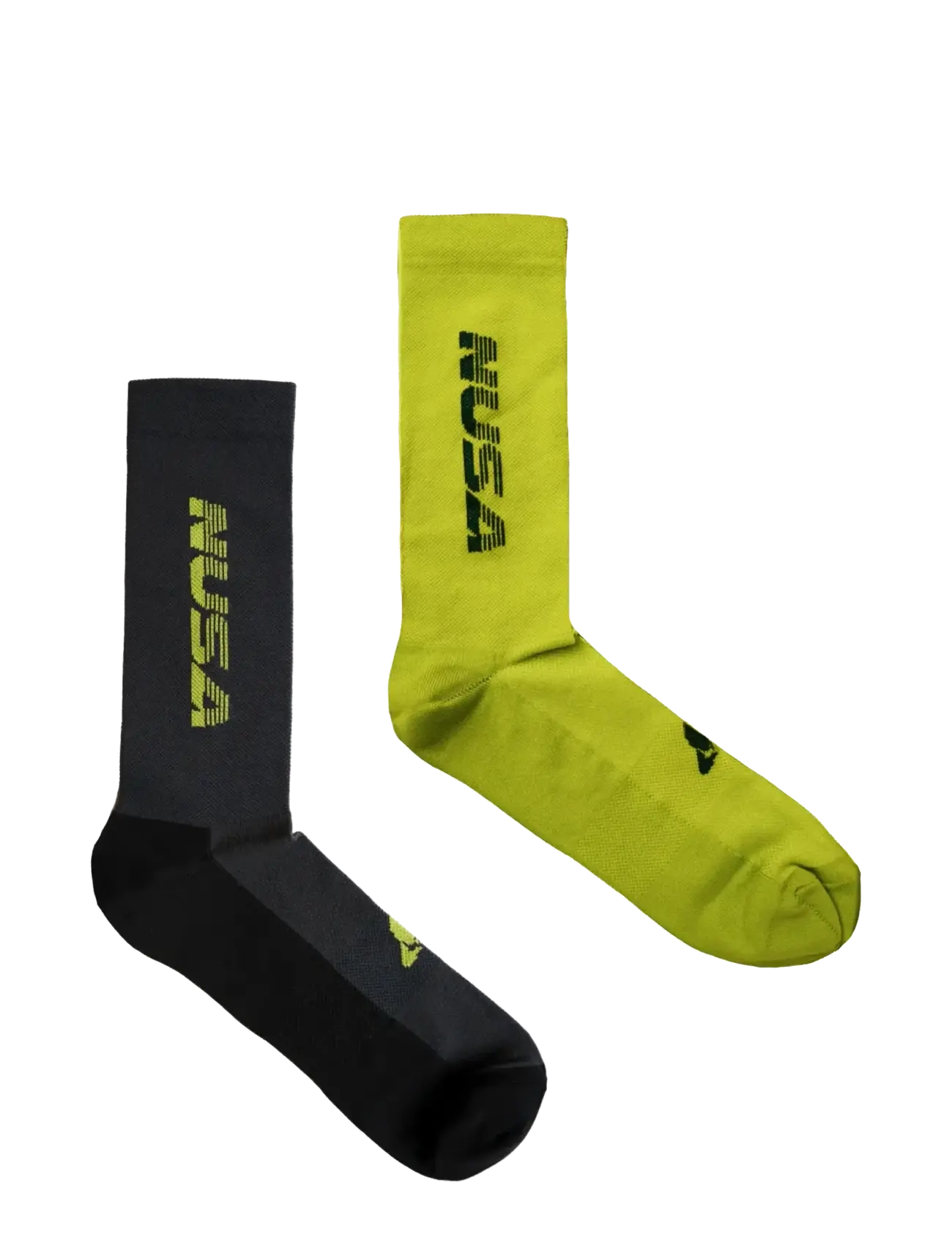 Planet Nusa Running Socks 2-Pack - Socks - NEON GREEN/BLACK / green