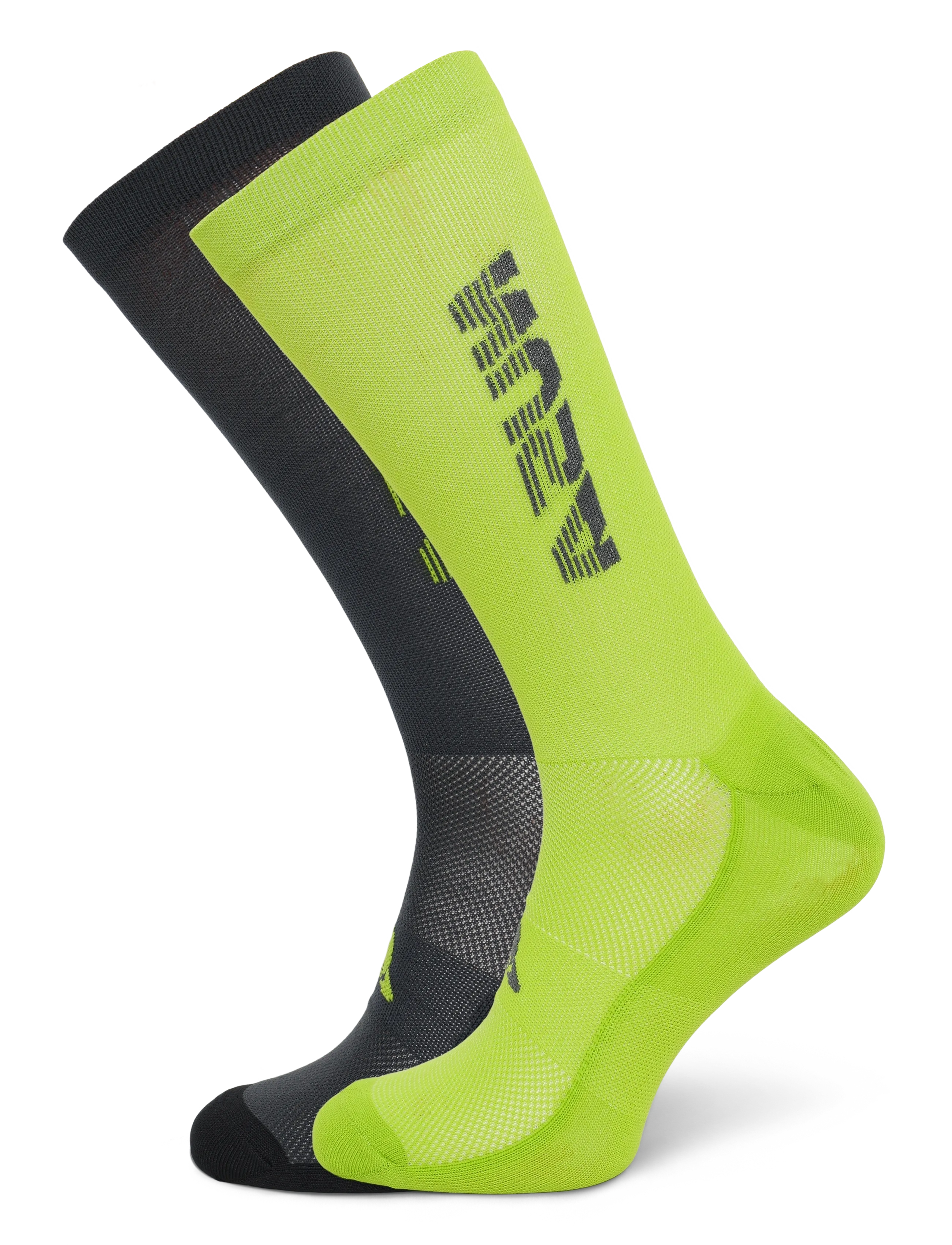 Planet Nusa Running Socks 2-Pack - Aluspesu - NEON GREEN/BLACK / green