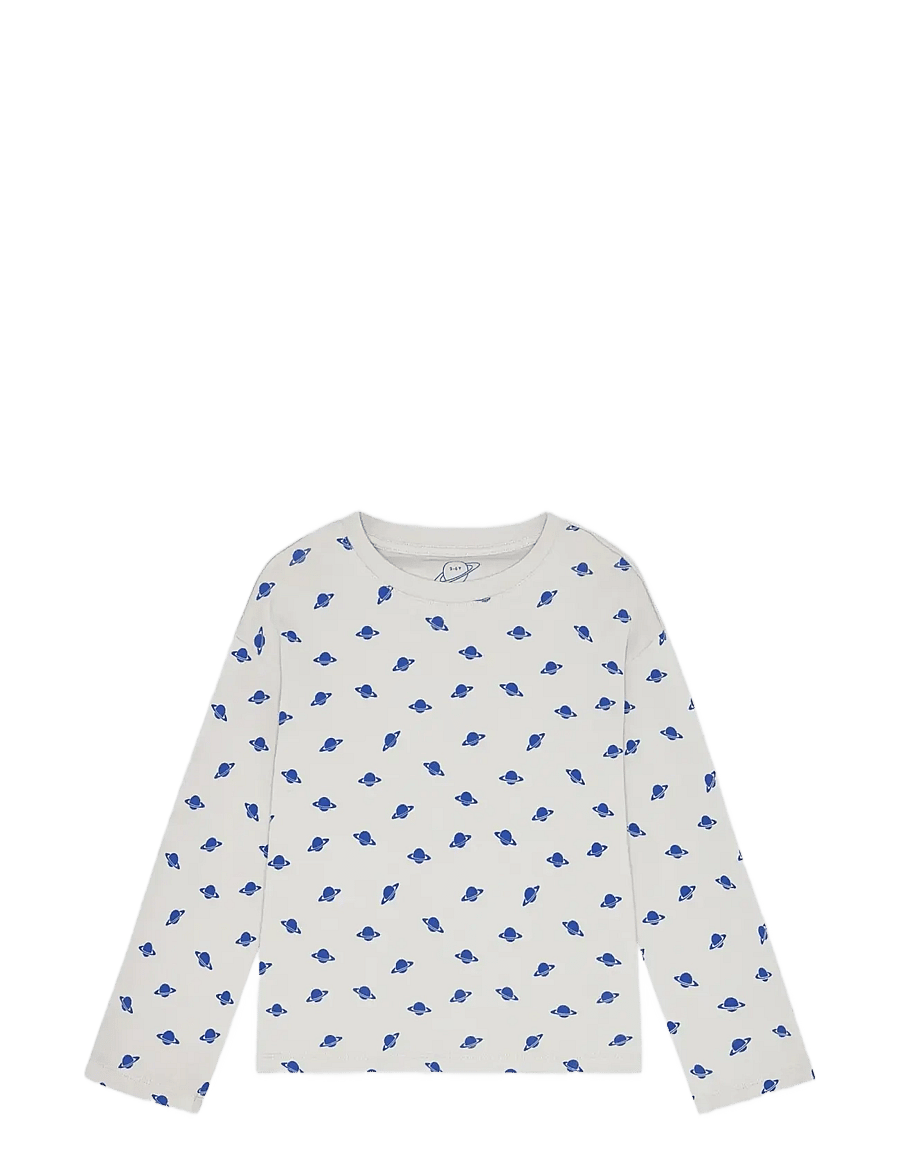 Planet Nusa - Saturn1 Long Sleeve - langärmelig - light grey/dazzling blue - 0