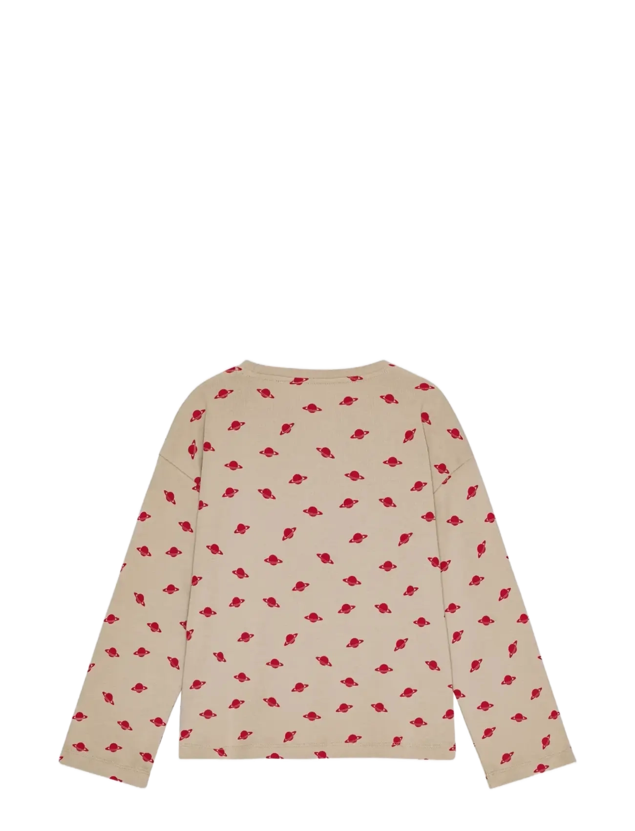 Planet Nusa - Saturn1 Long Sleeve - langærmede t-shirts - beige/red - 1