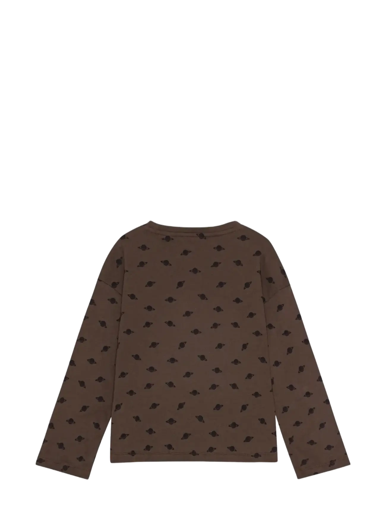 Planet Nusa - Saturn1 Long Sleeve - langærmede t-shirts - chocolate brown/black - 1