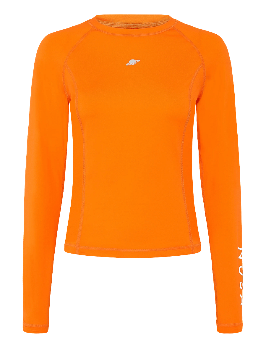Planet Nusa - Speed1 Long Sleeve - långärmade tröjor - orange - 0