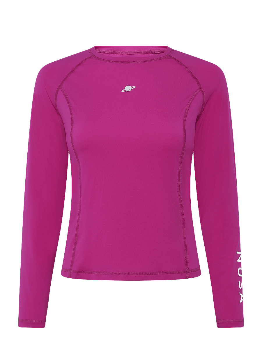 Planet Nusa - Speed1 Long Sleeve - långärmade tröjor - purple plum - 0