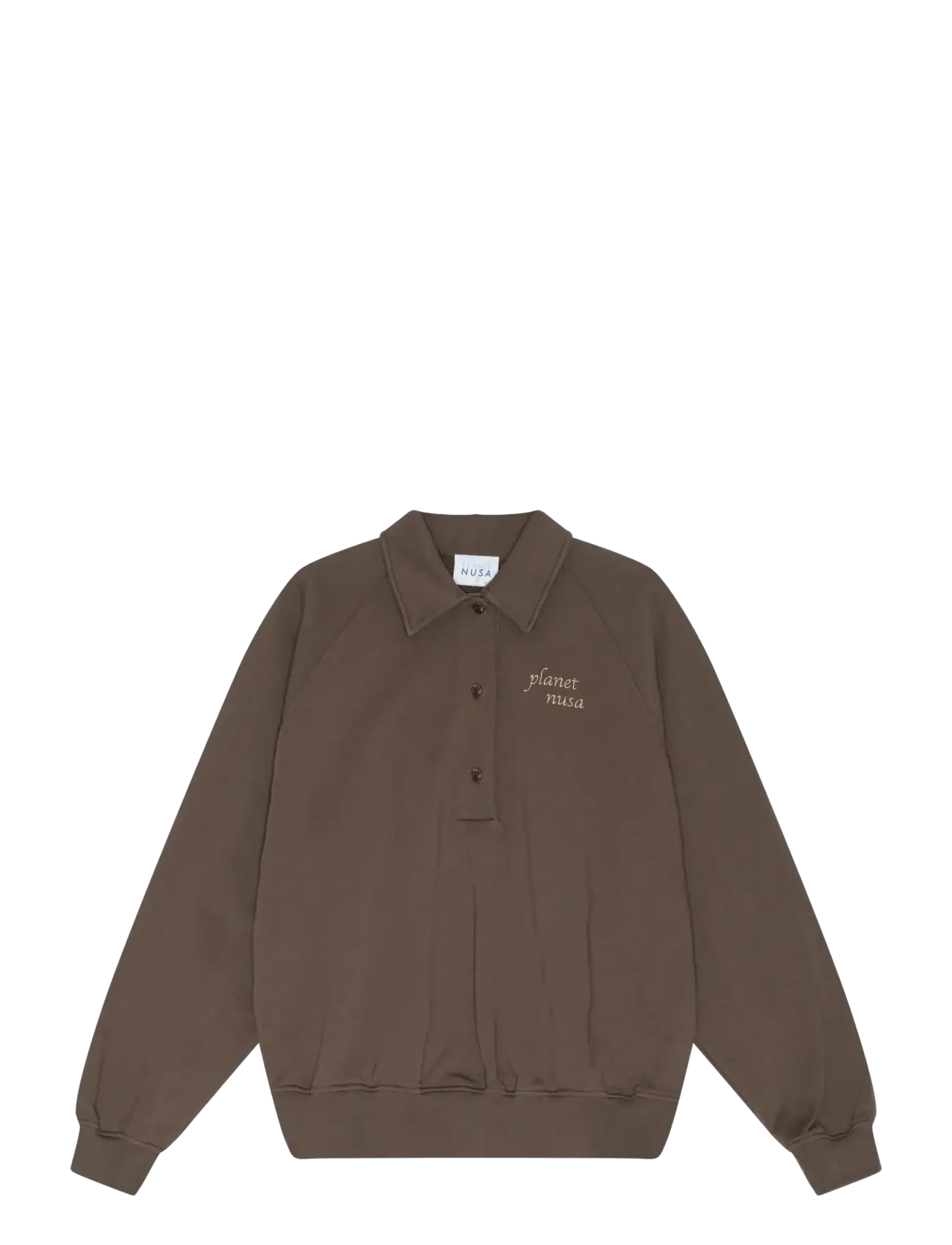 Planet Nusa Stellar1 Polo Sweat - Skatīt visas - CHOCOLATE BROWN/LIGHT BROWN / brown