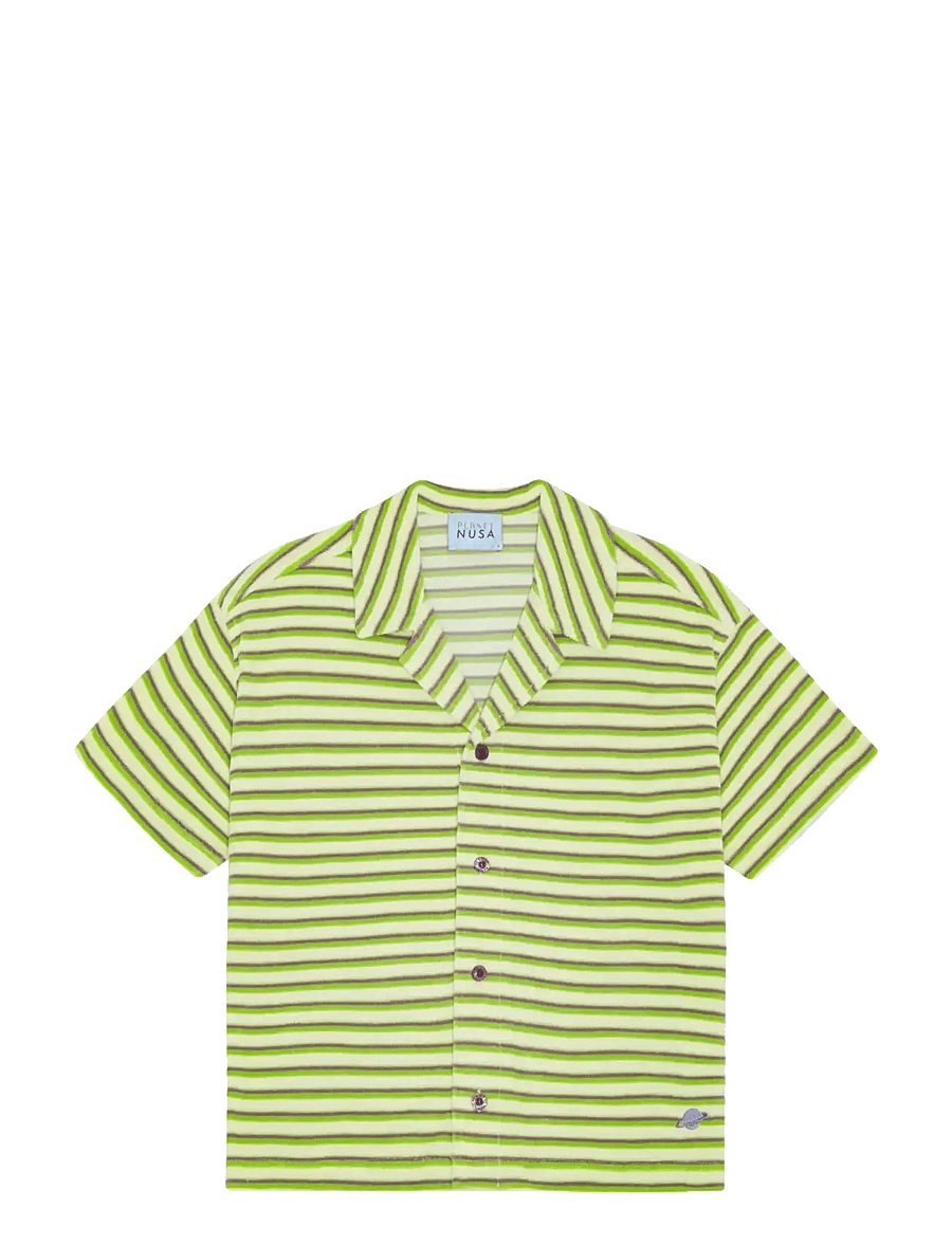 Planet Nusa - Sunset1 Shirt - toppe & t-shirts - yellow/dusty purple color - 0