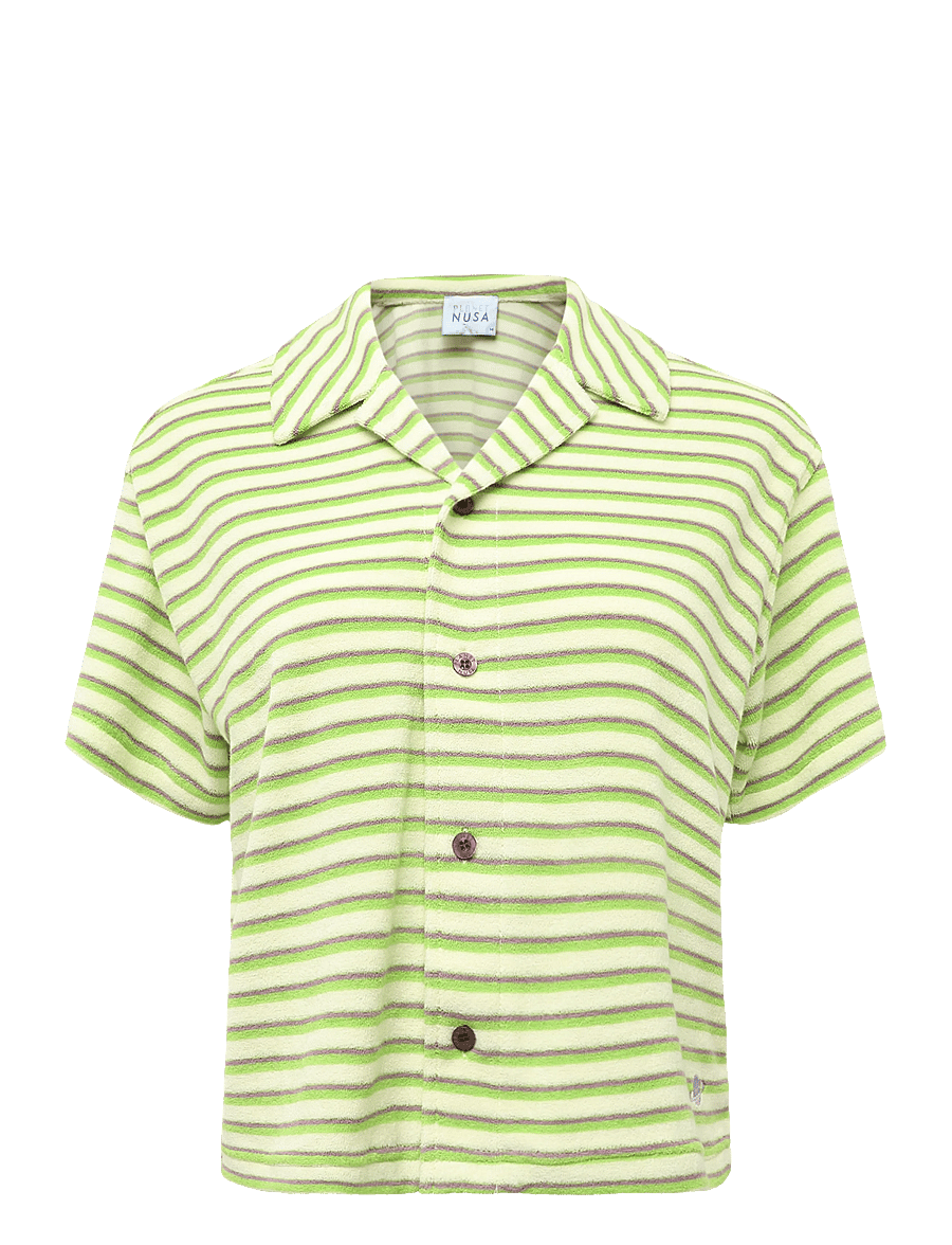 Planet Nusa - Sunset1 Shirt - alussärgid ja t-särgid - yellow/dusty purple color - 1