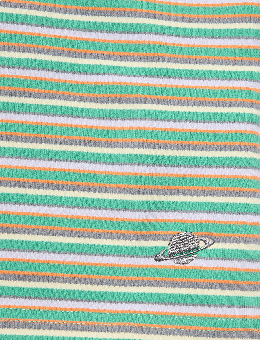 Planet Nusa - Top It Off1 Comfort - crop-tops - minty/orange/multi stripes - 5
