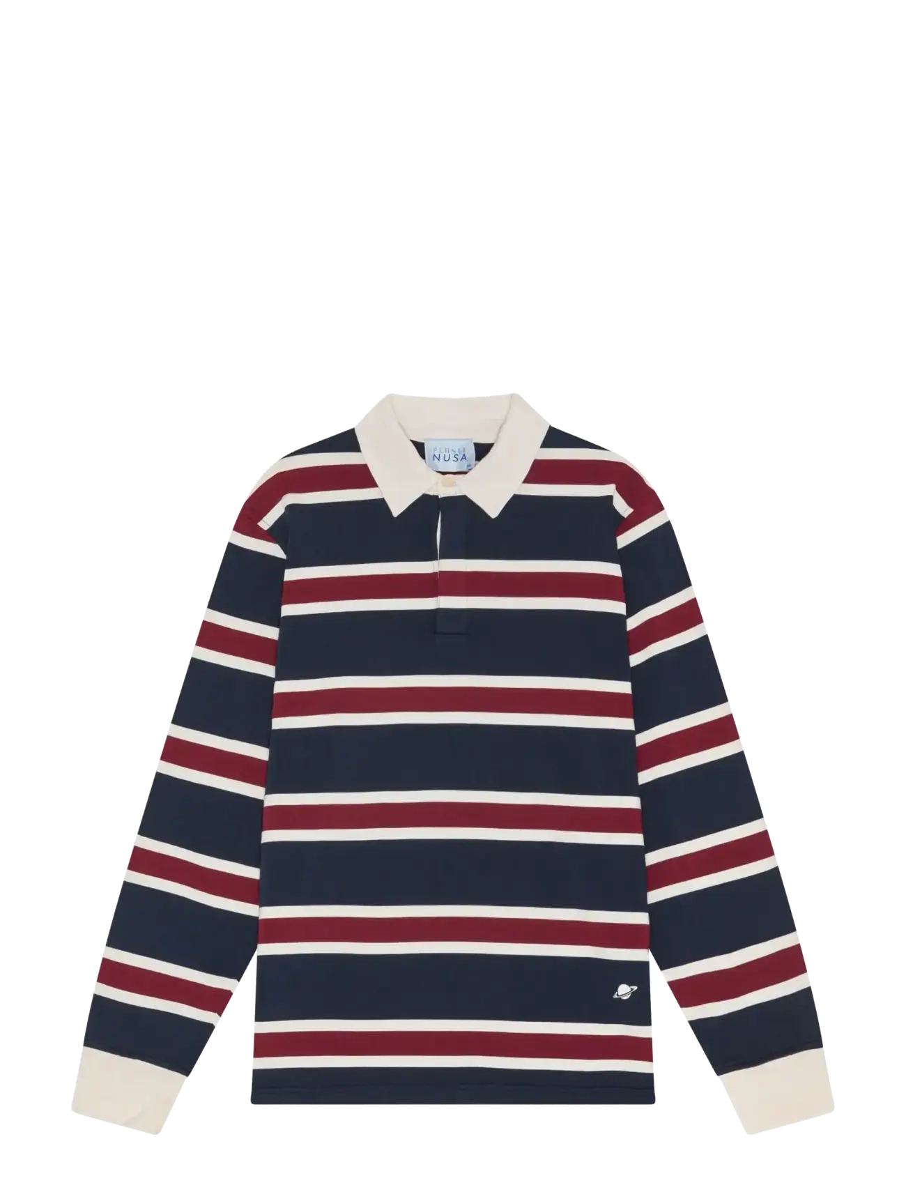 Planet Nusa Turn1 Long Sleeve - T-Shirts & Tops - DARK BLUE/RED STRIPES / navy