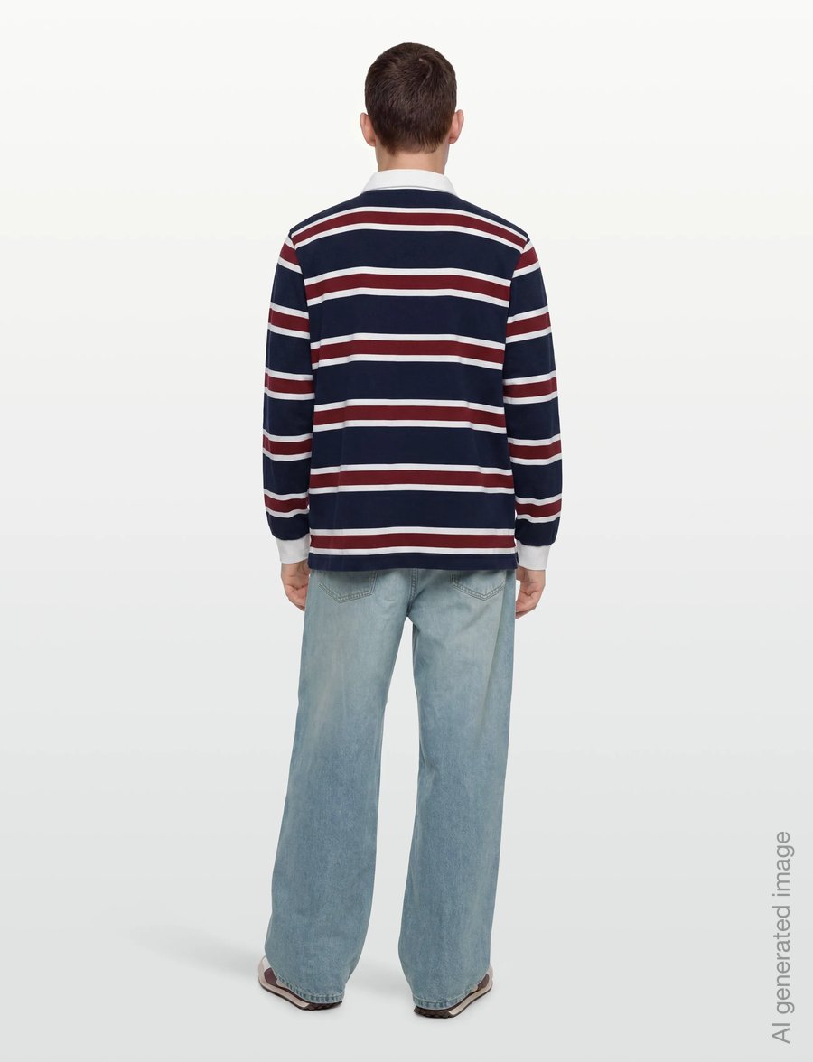 Planet Nusa - Turn1 Long Sleeve - langarmshirts - dark blue/red stripes - 4
