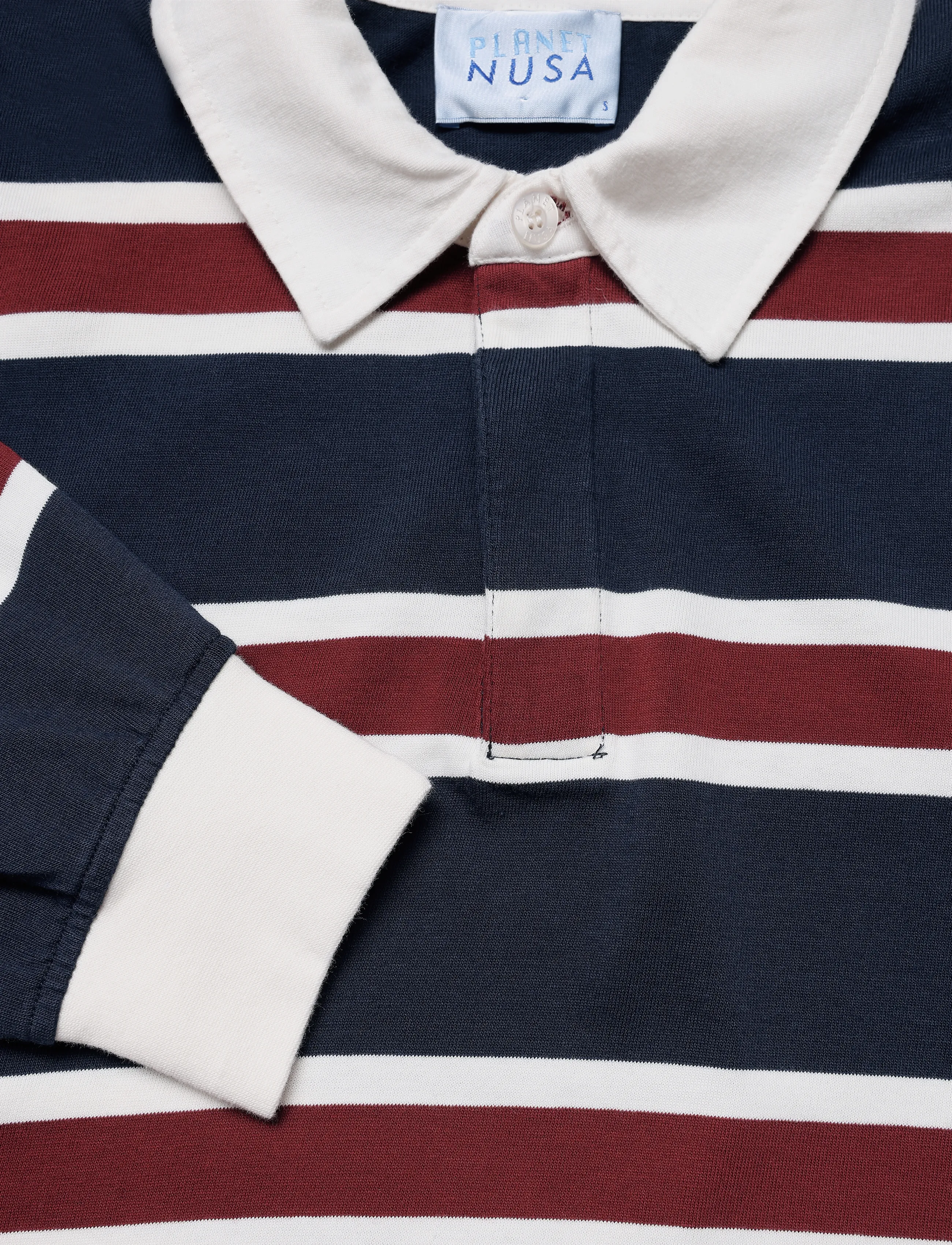 Planet Nusa - Turn1 Long Sleeve - langærmede overdele - dark blue/red stripes - 5