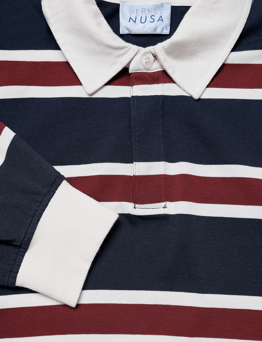 Planet Nusa - Turn1 Long Sleeve - langarmshirts - dark blue/red stripes - 5