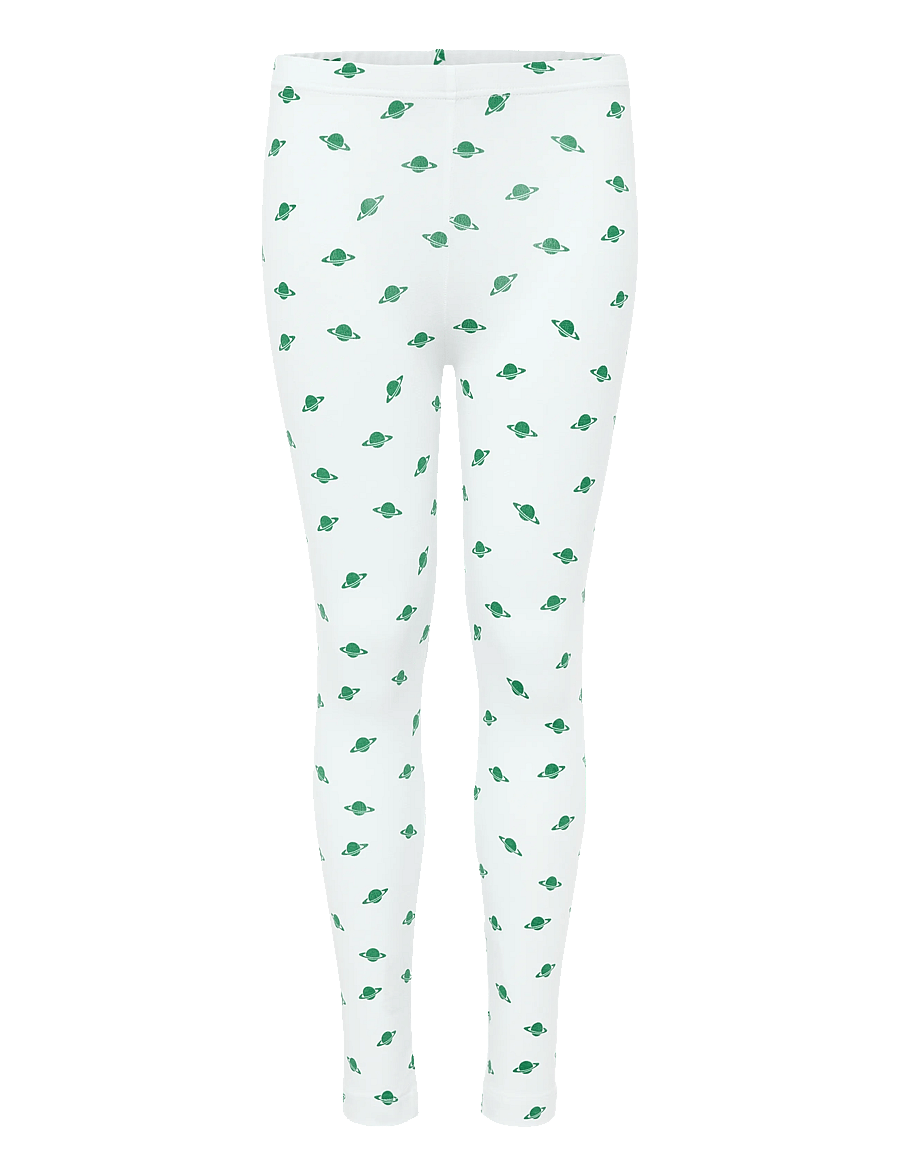 Planet Nusa - Venus1 Leggings - retuusid - white/green - 0
