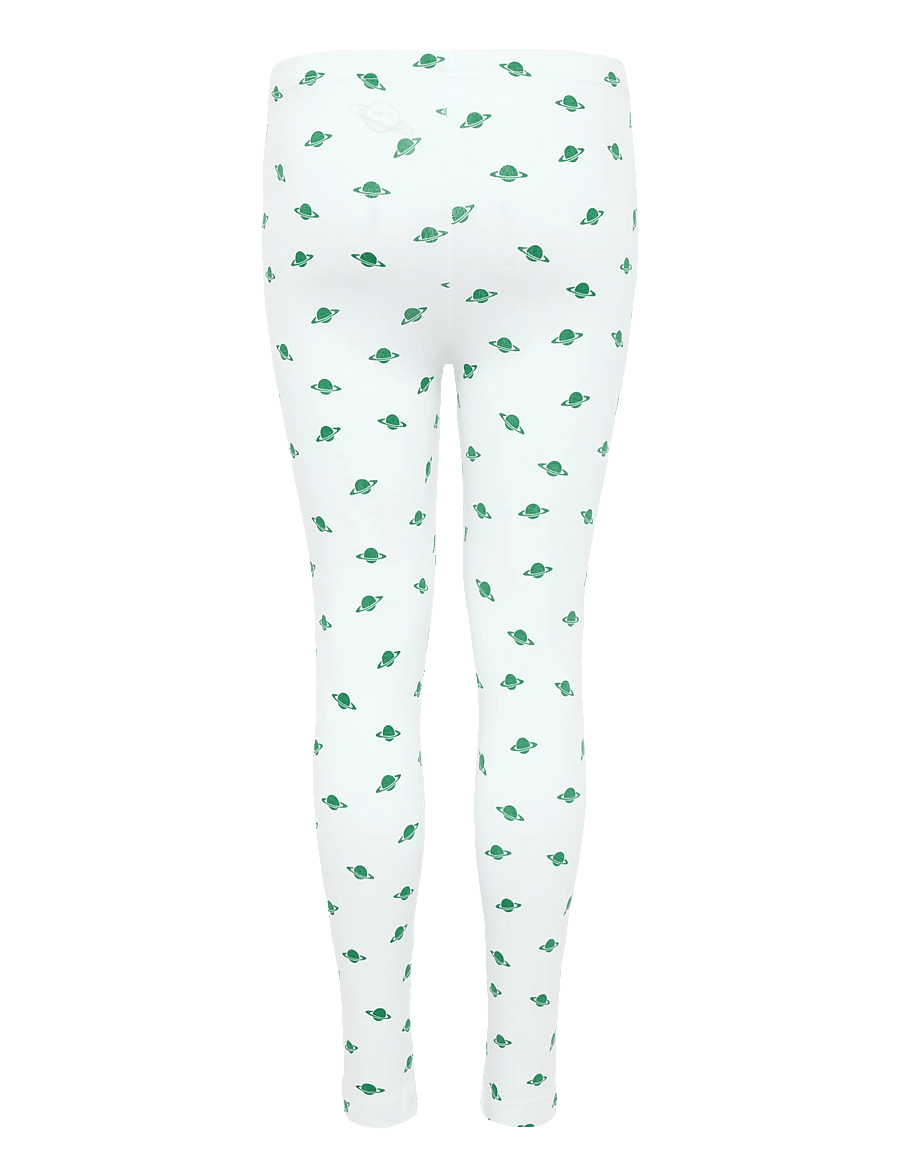 Planet Nusa - Venus1 Leggings - retuusid - white/green - 1