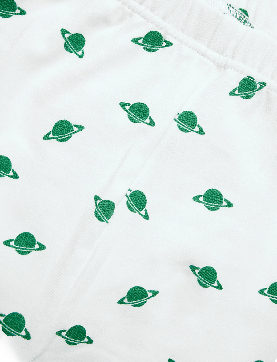 Planet Nusa - Venus1 Leggings - retuusid - white/green - 2