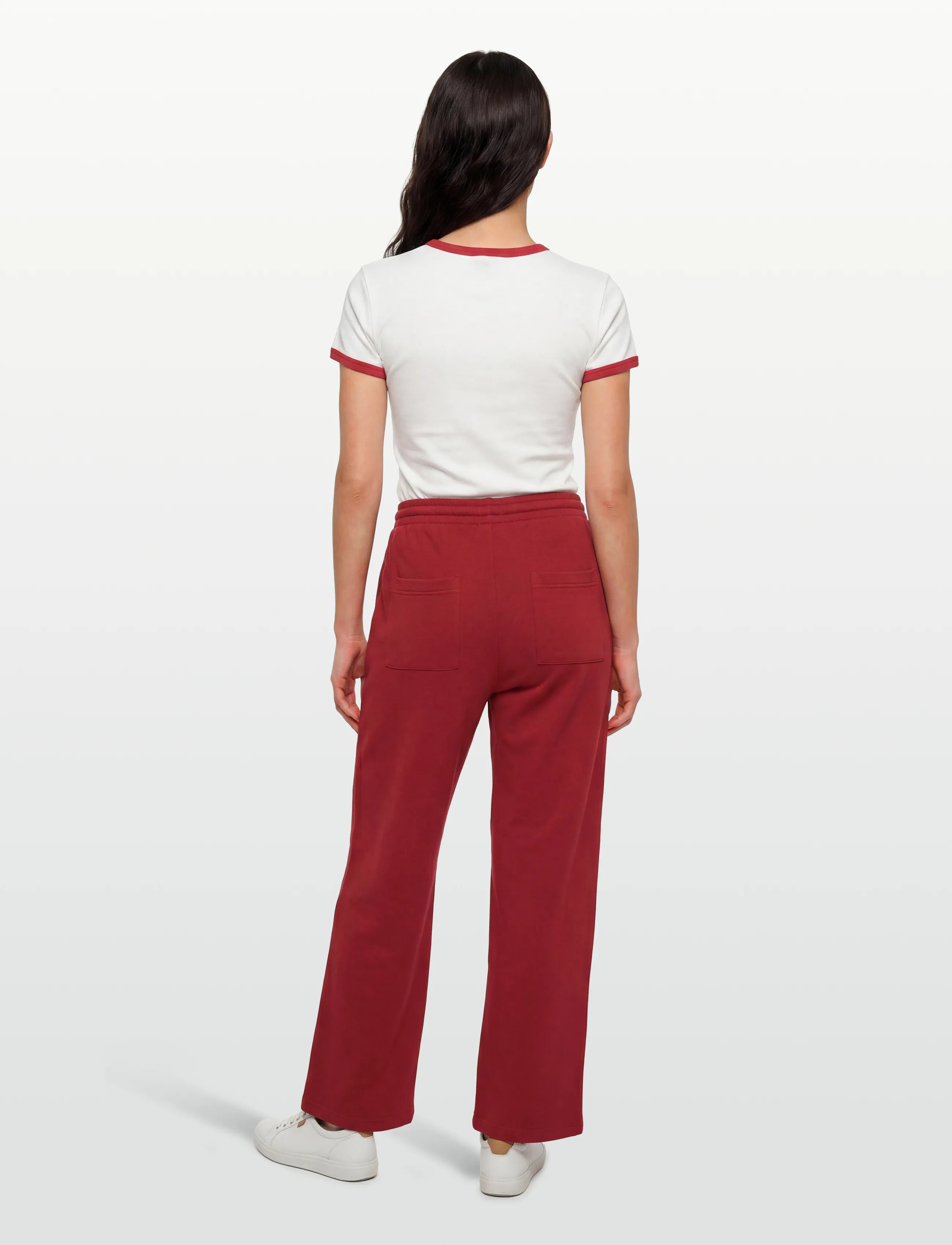 Planet Nusa - Vibe1 Pants - dressipüksid - berry red - 4