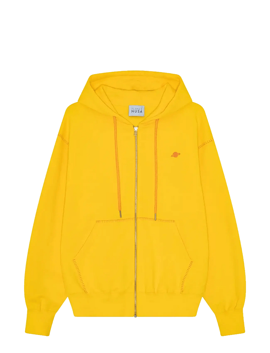 Planet Nusa - Zip1 Hoodie - sweatshirts - yellow/orange - 0