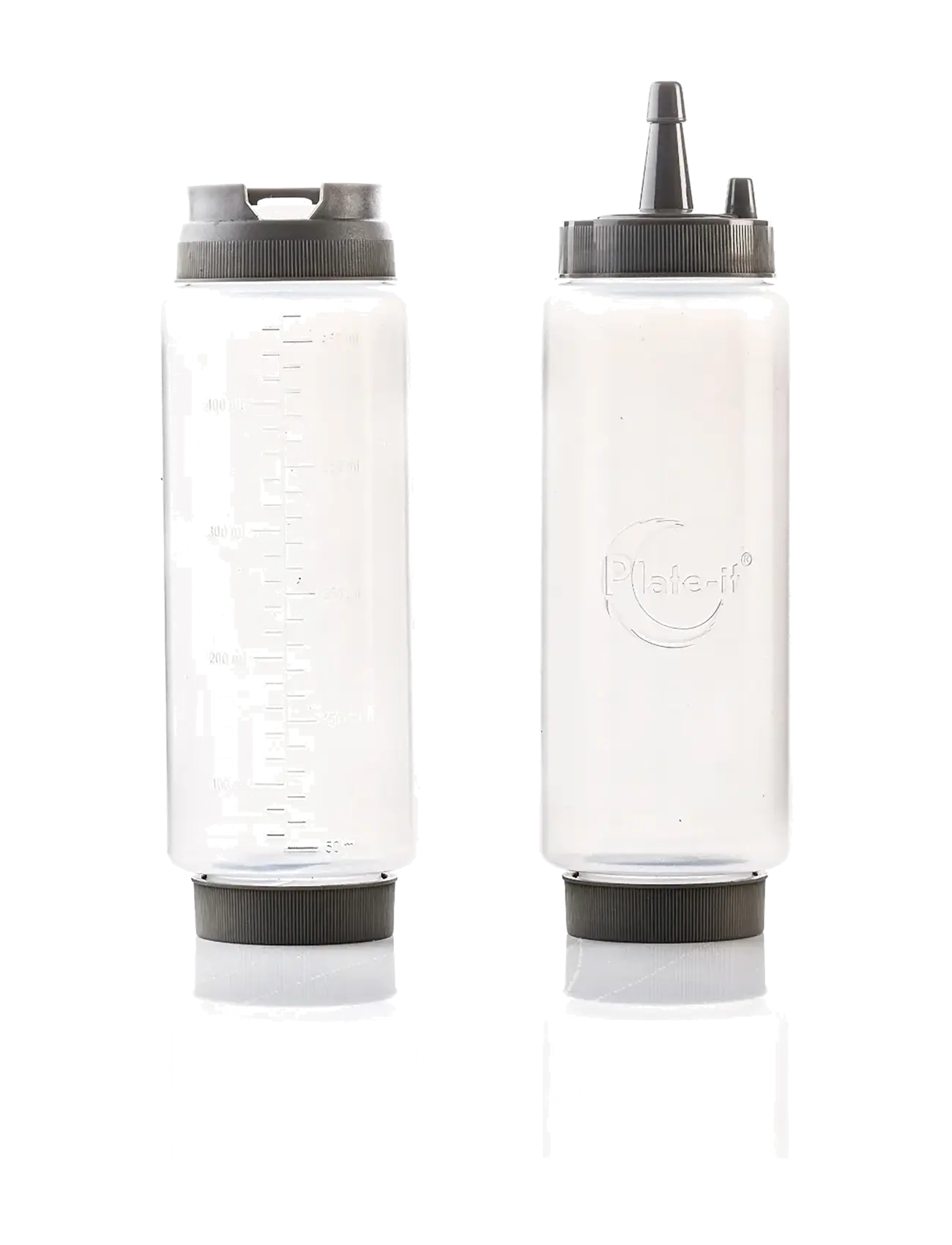 Plate it Squeeze bottles Garnishing SET 2 Plate-It - Køkken - WHITE/GREY / grey