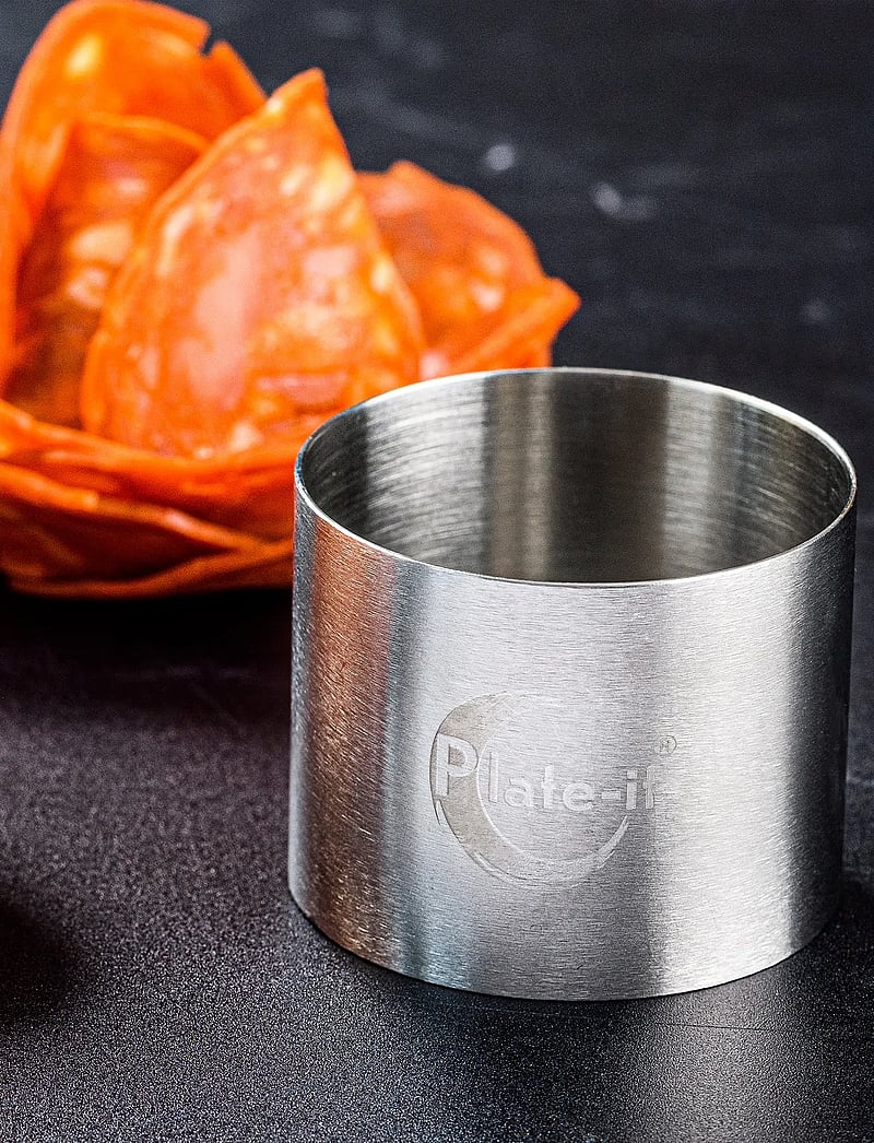 Plate it - Garnishing rings SET 4 Plate-It - osta hinna alusel - steel matte - 2