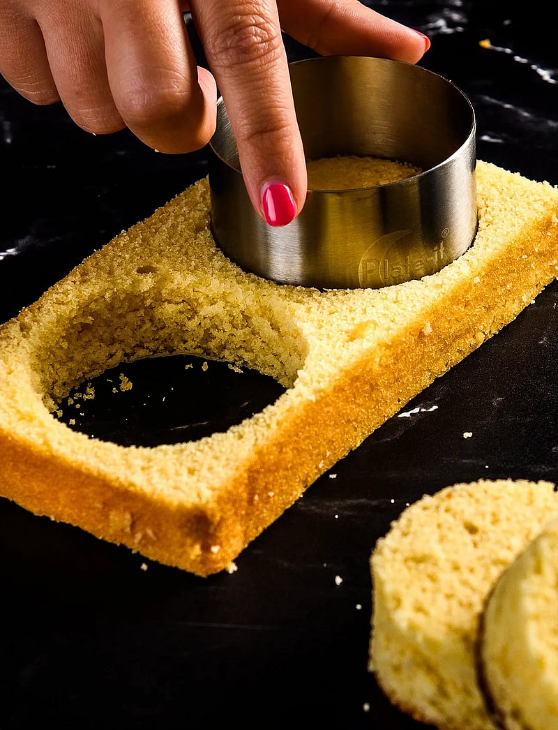 Plate it - Garnishing rings SET 4 Plate-It - osta hinna alusel - steel matte - 3