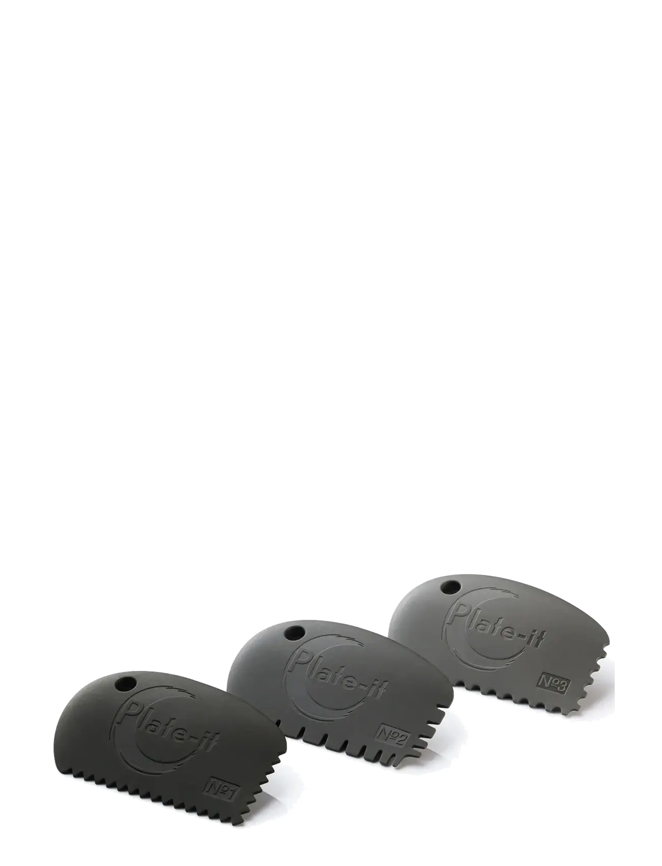 Scrapers SET Plate-It - GREY