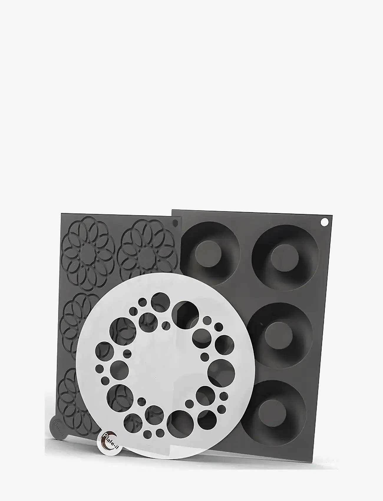 Plate it - Molds Inner Circle SET 3 Plate-It - other kitchen utensils - grey/white - 0