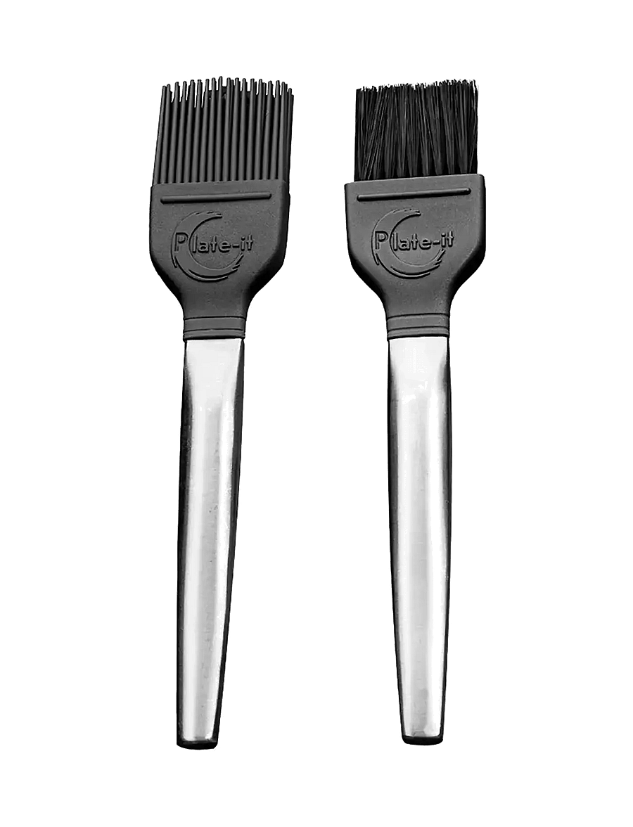 Plate it - Decoration brush SET 2 Plate-It - muud köögiriistad - steel/grey - 1