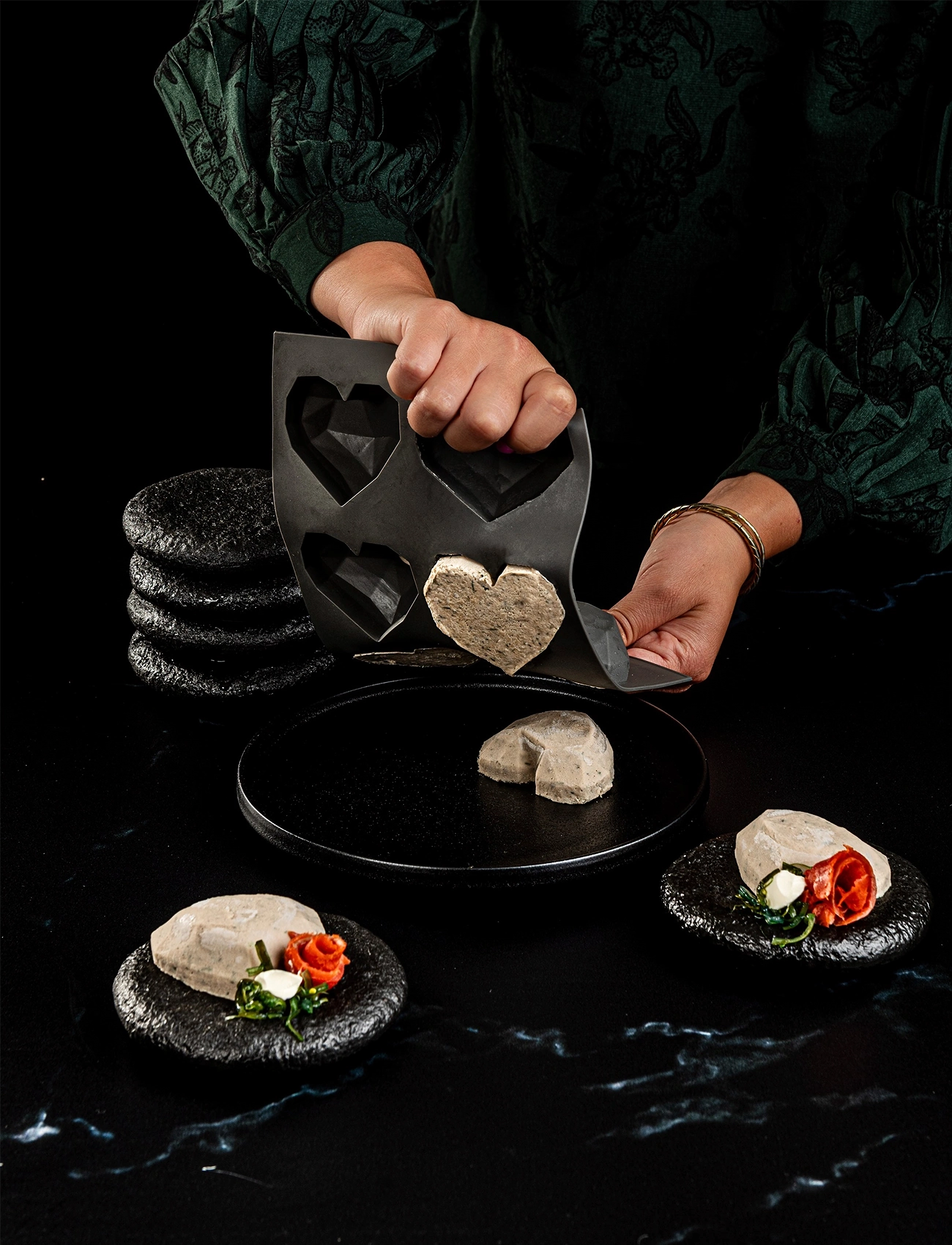 Plate it Molds Love At First Bite Set 3 Plate-It, One Size, Kitchen Tools, Grau - Other Homeware