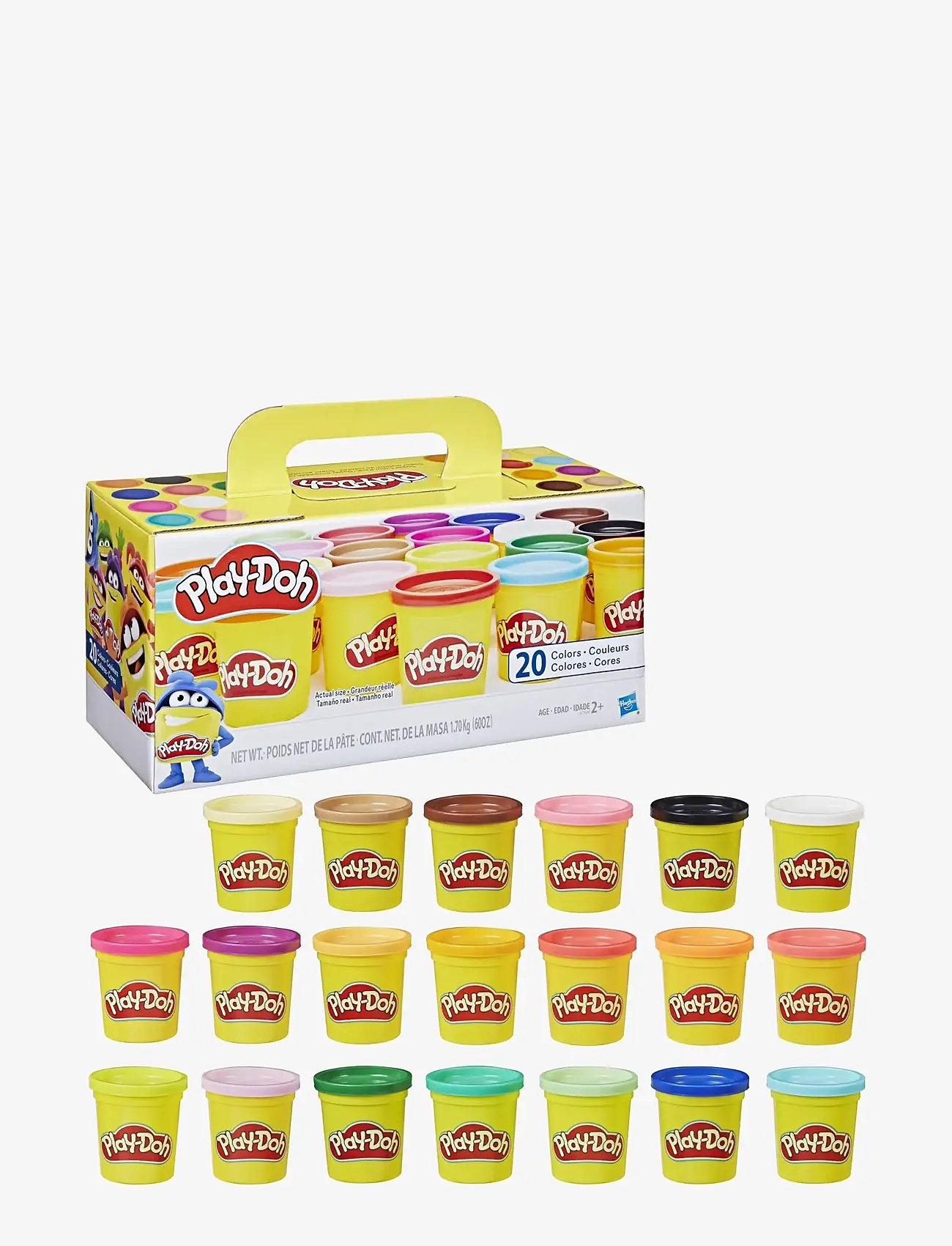 Play Doh - Play-Doh Super Color-paket med 20 burkar - multi-color - 0