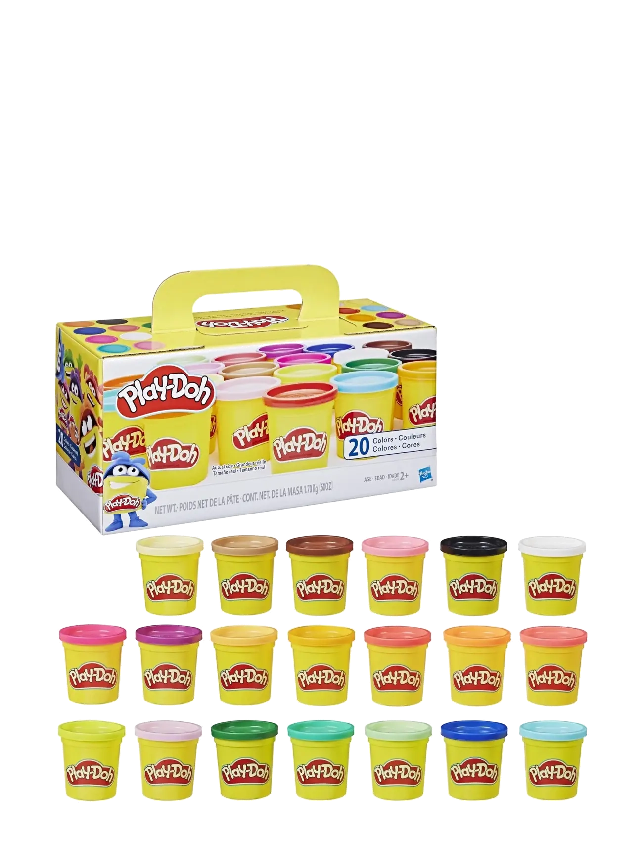 Play-Doh Super Color-paket med 20 burkar - MULTI-COLOR