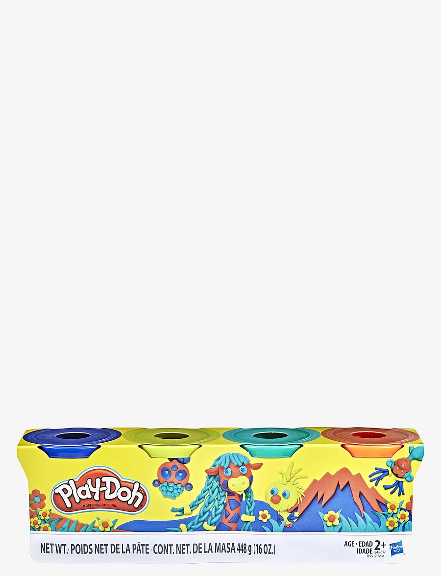 Play Doh - 4-Pack of 4-Ounce Cans (Wild Colors) - multi-color - 0