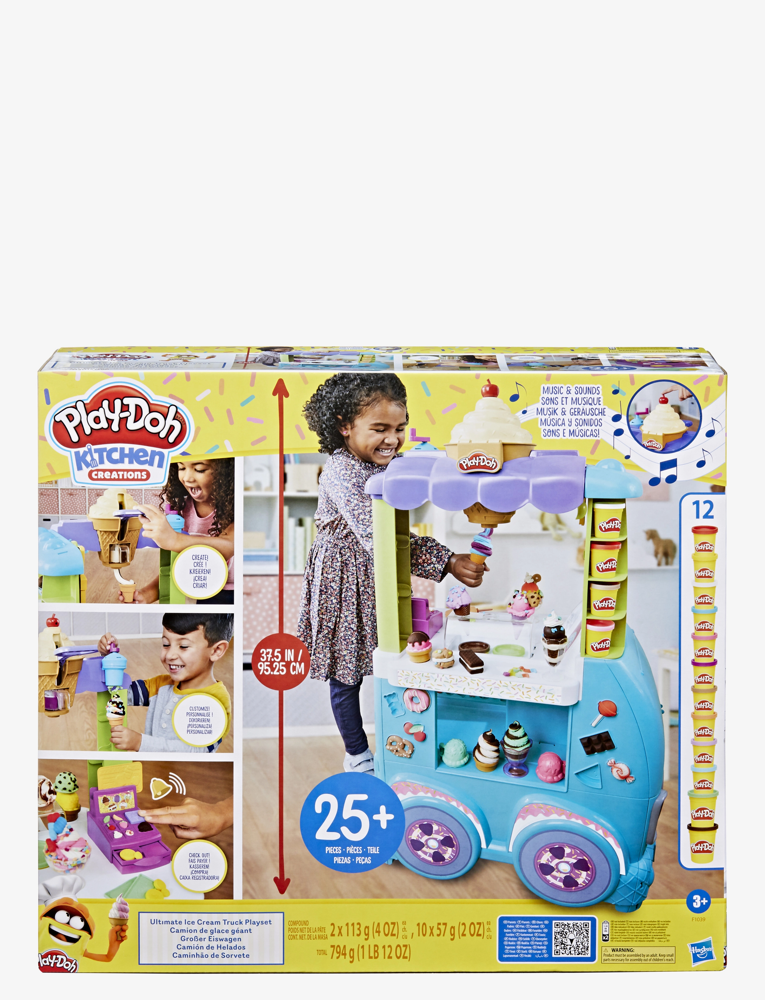 PLAY DOH Kitchen Creations Ultimate Ice Cream Truck Patterned - One Size - Kinder