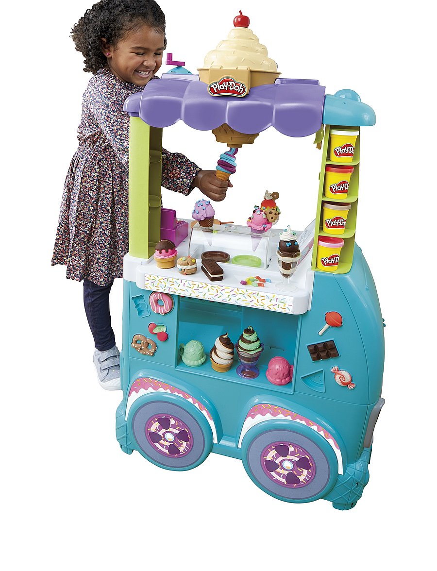 Play Doh - Kitchen Creations Ultimate Ice Cream Truck - käsitöö - multi-color - 4